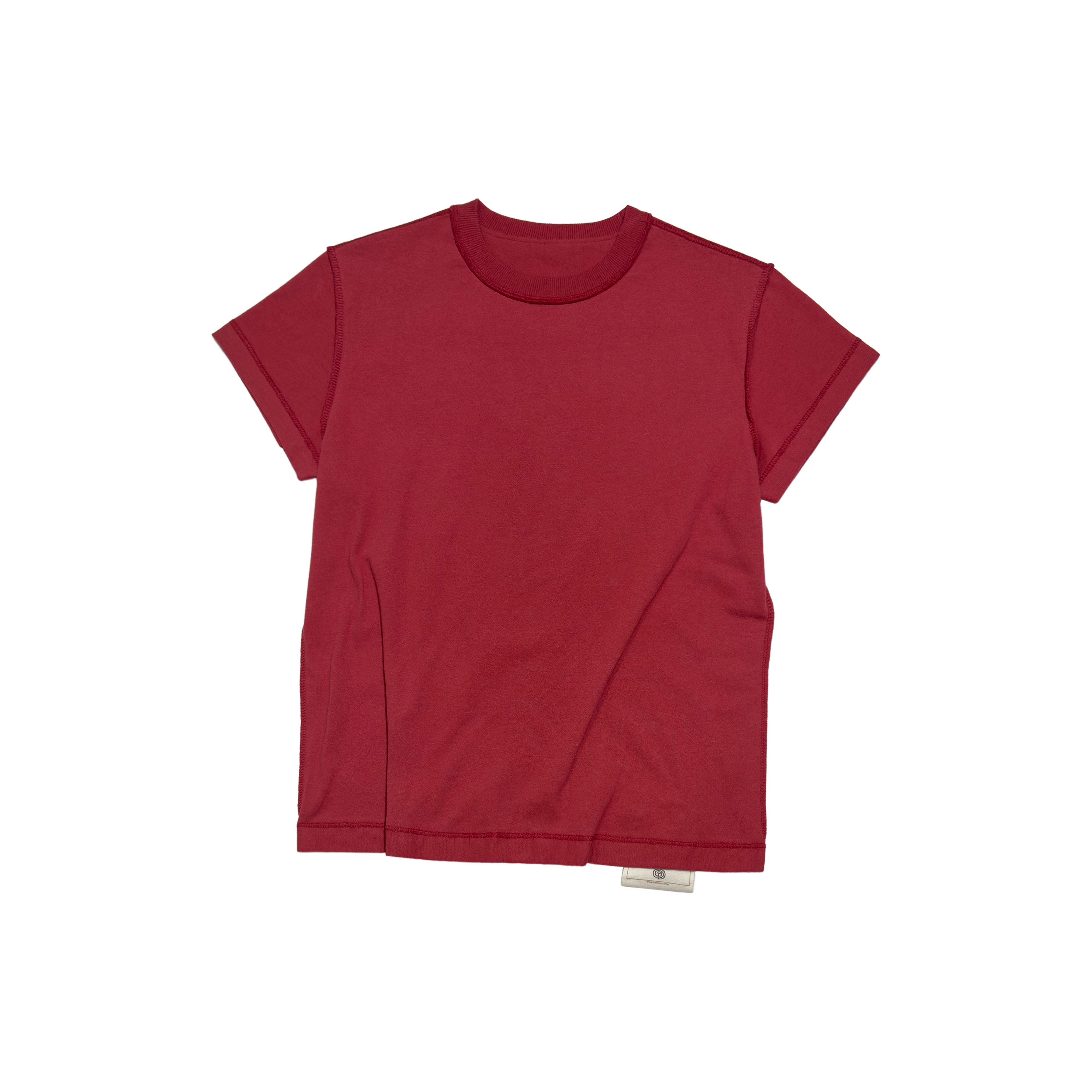 Signature overlock (pompeian red)
