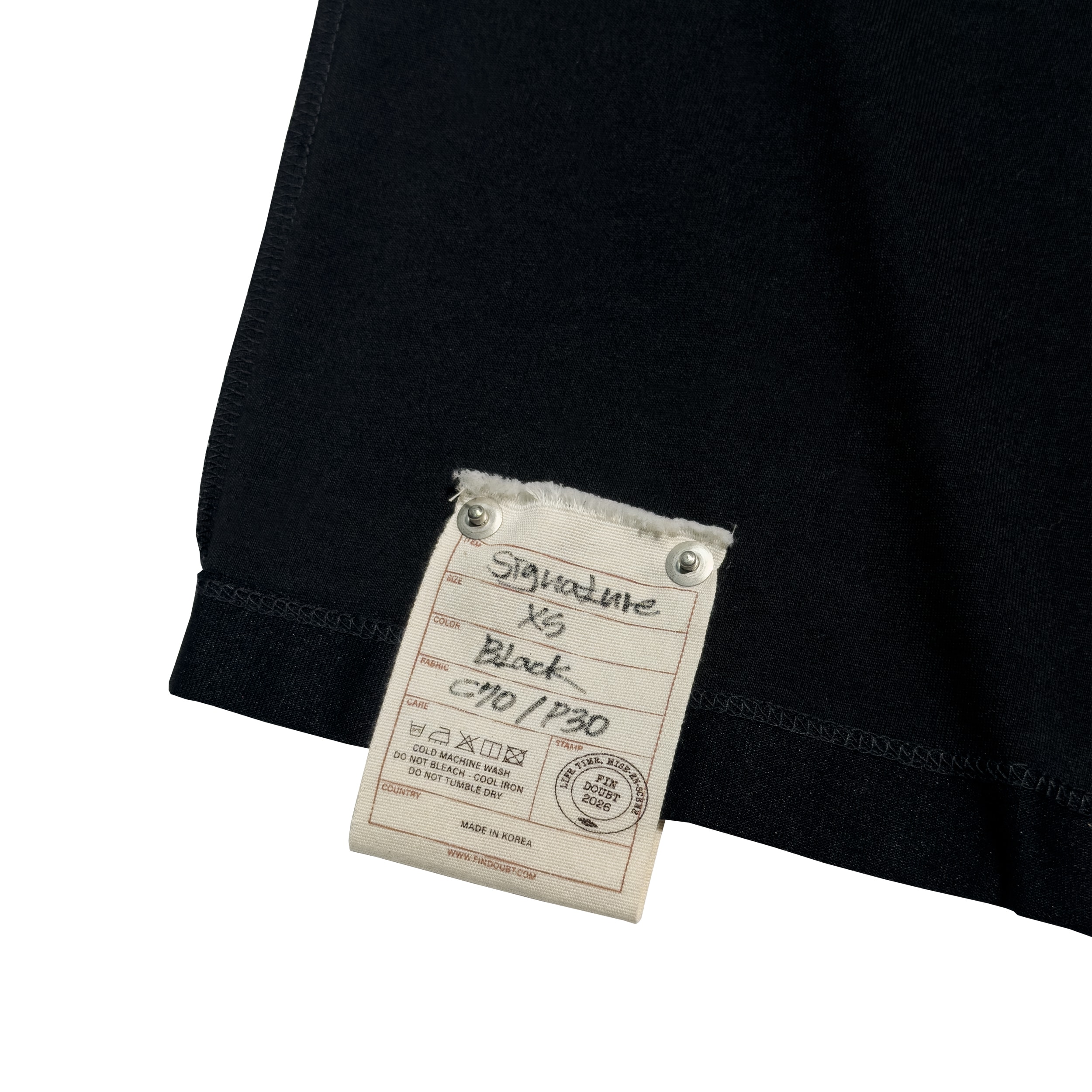 Signature overlock (black)