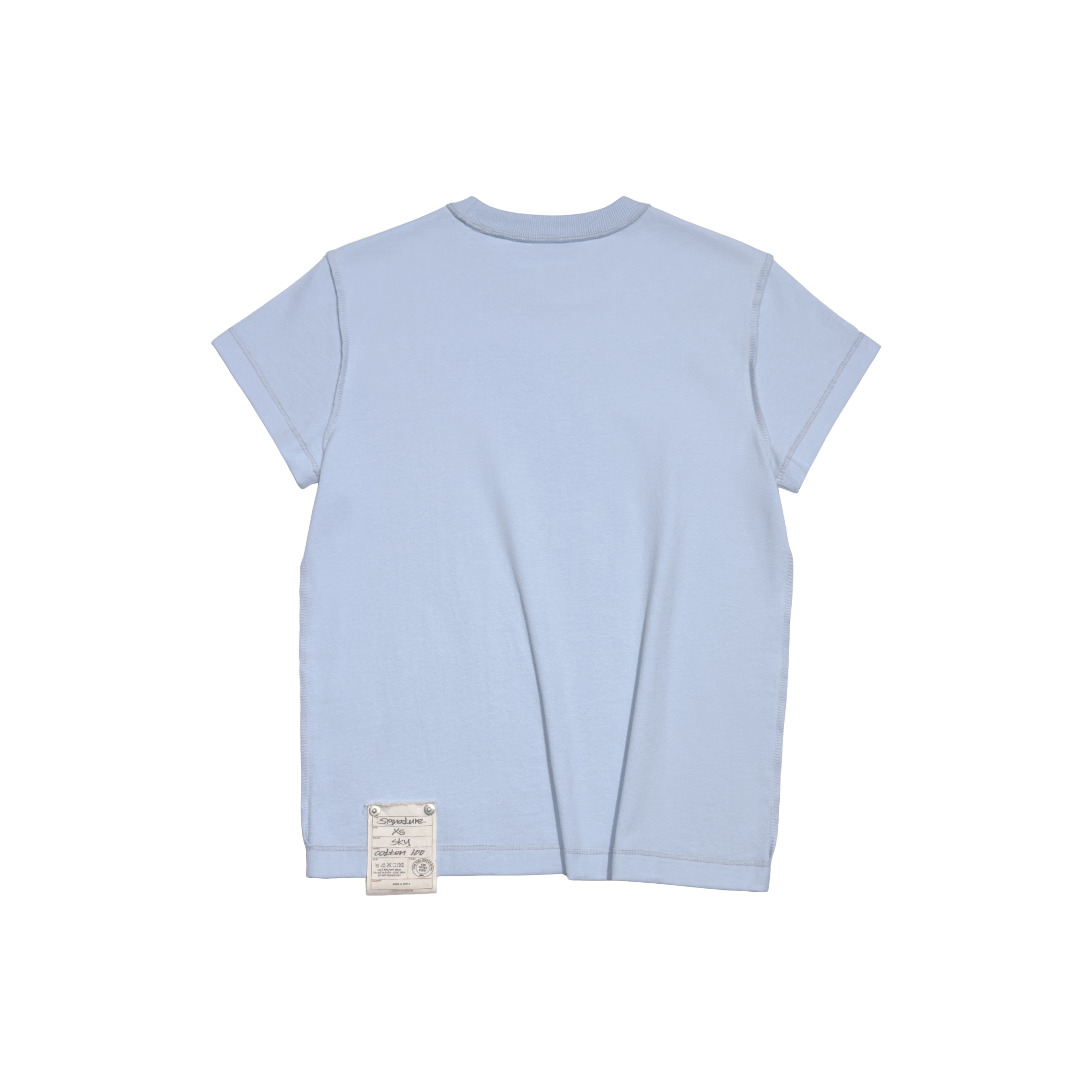 Signature overlock (sky blue)