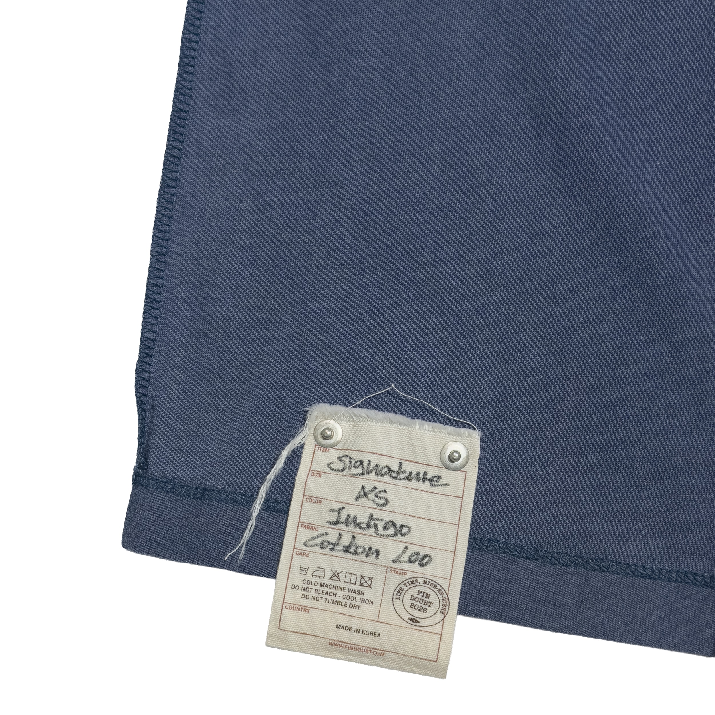 Signature overlock (indigo navy)