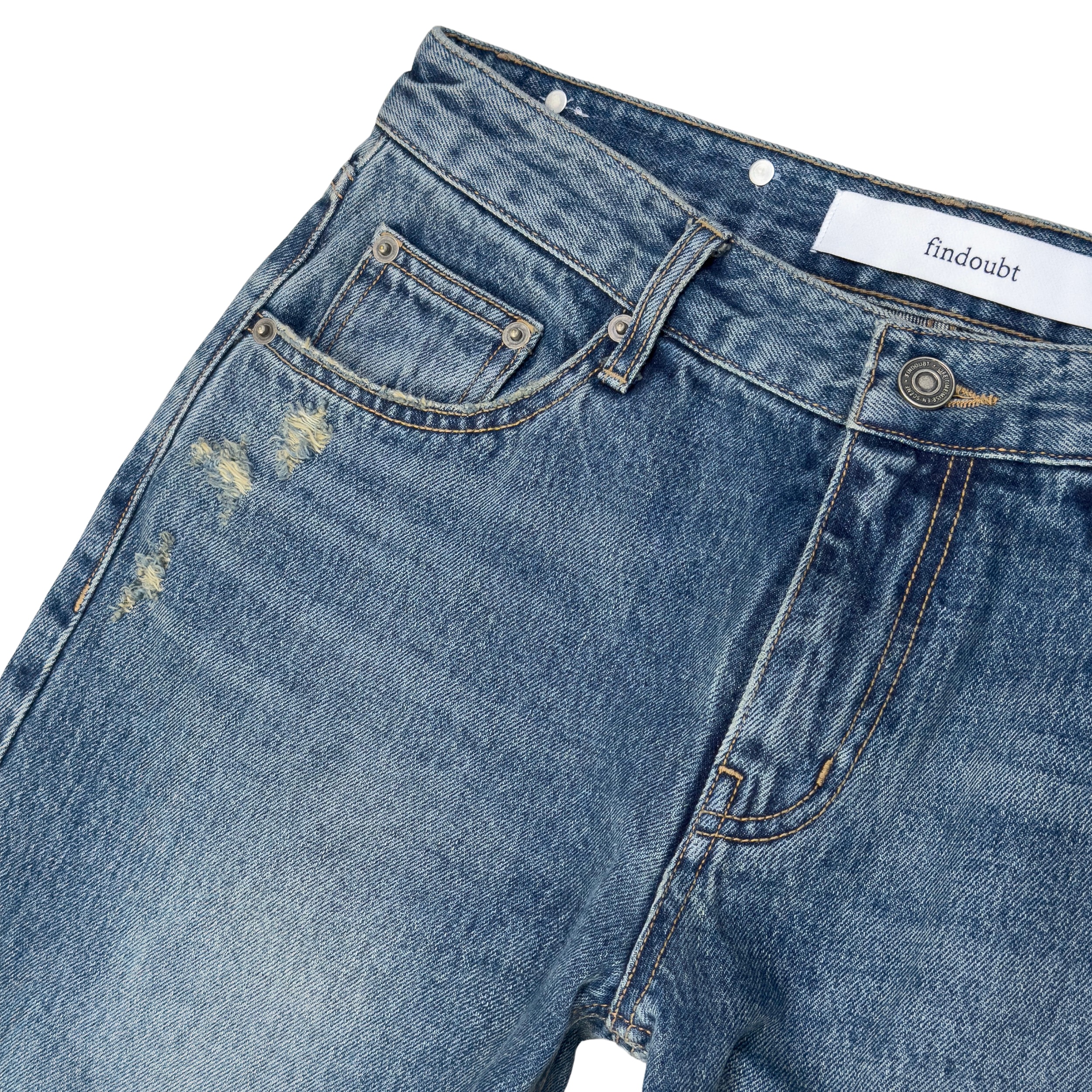 Authentic VTG denim pants (indigo blue)