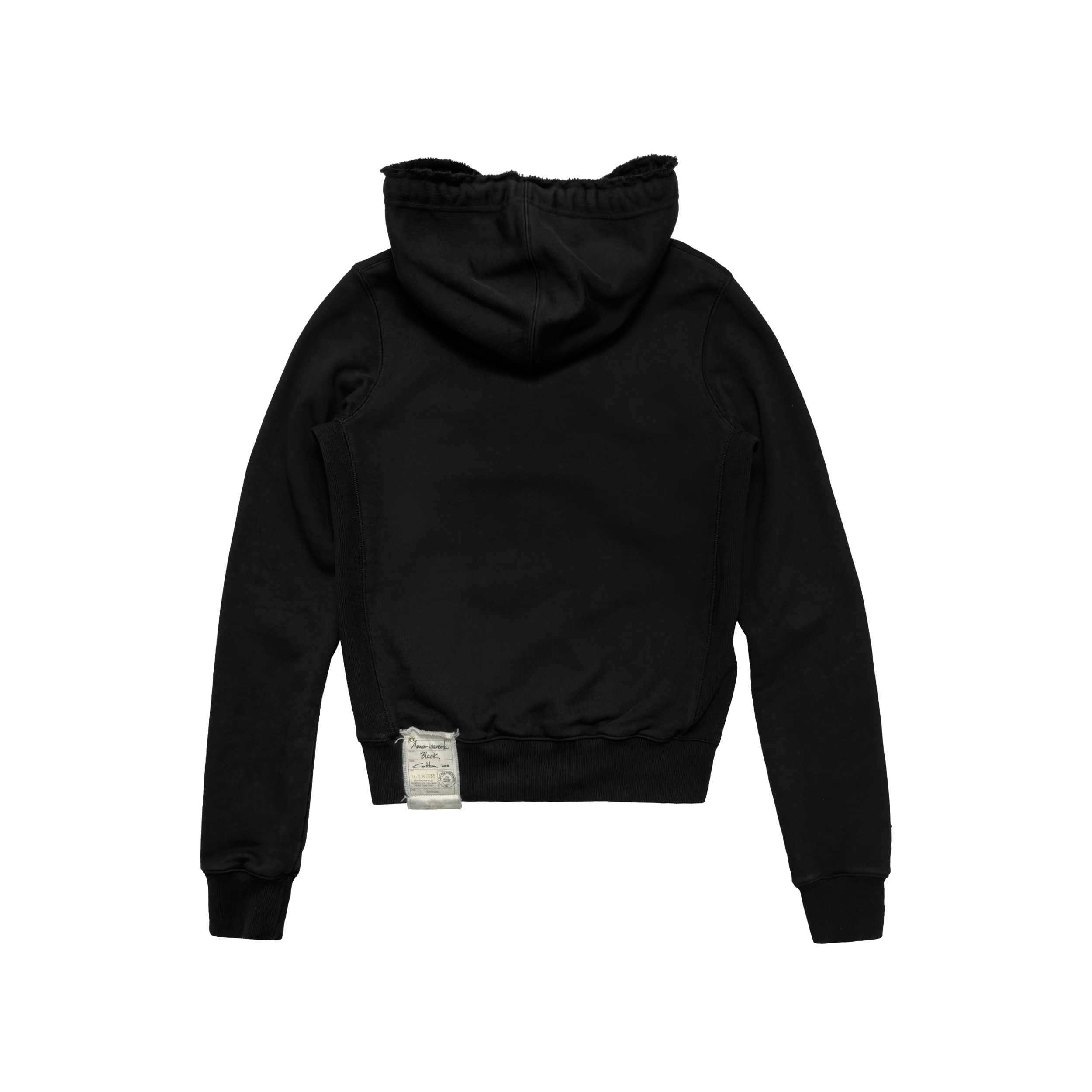 Amor zip-up hoodie (black)