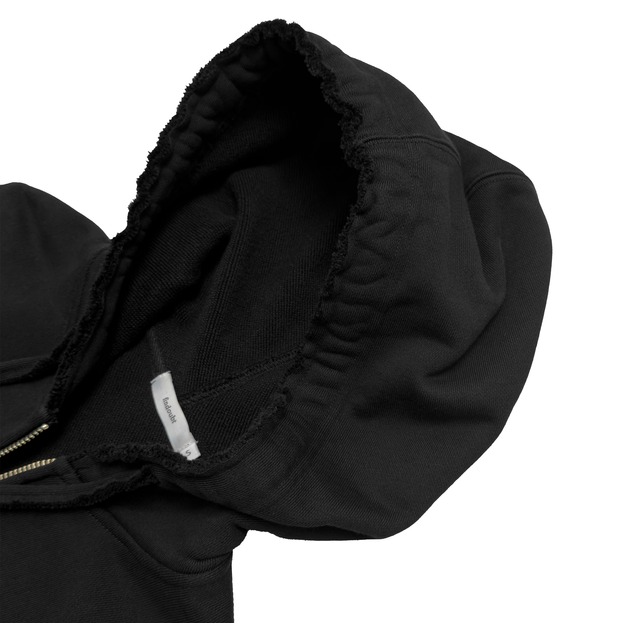 Amor zip-up hoodie (black)