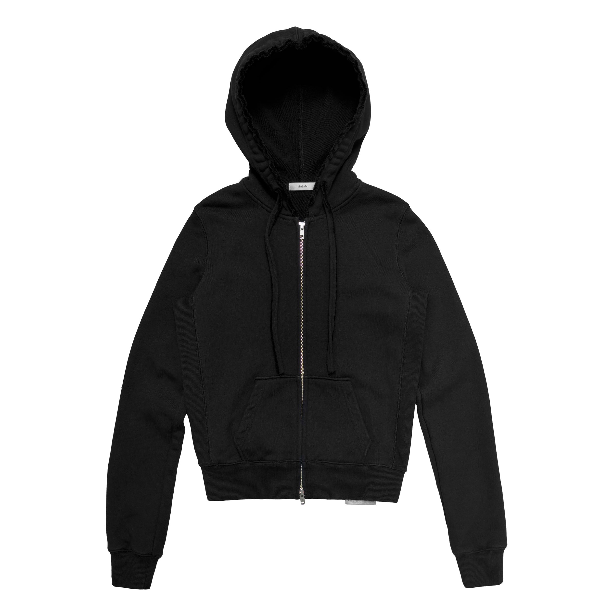 Amor zip-up hoodie (black)