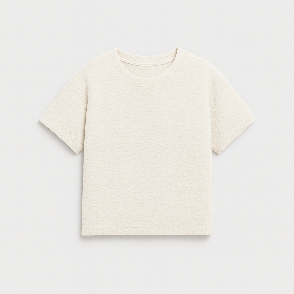 Beige basic t-shirt