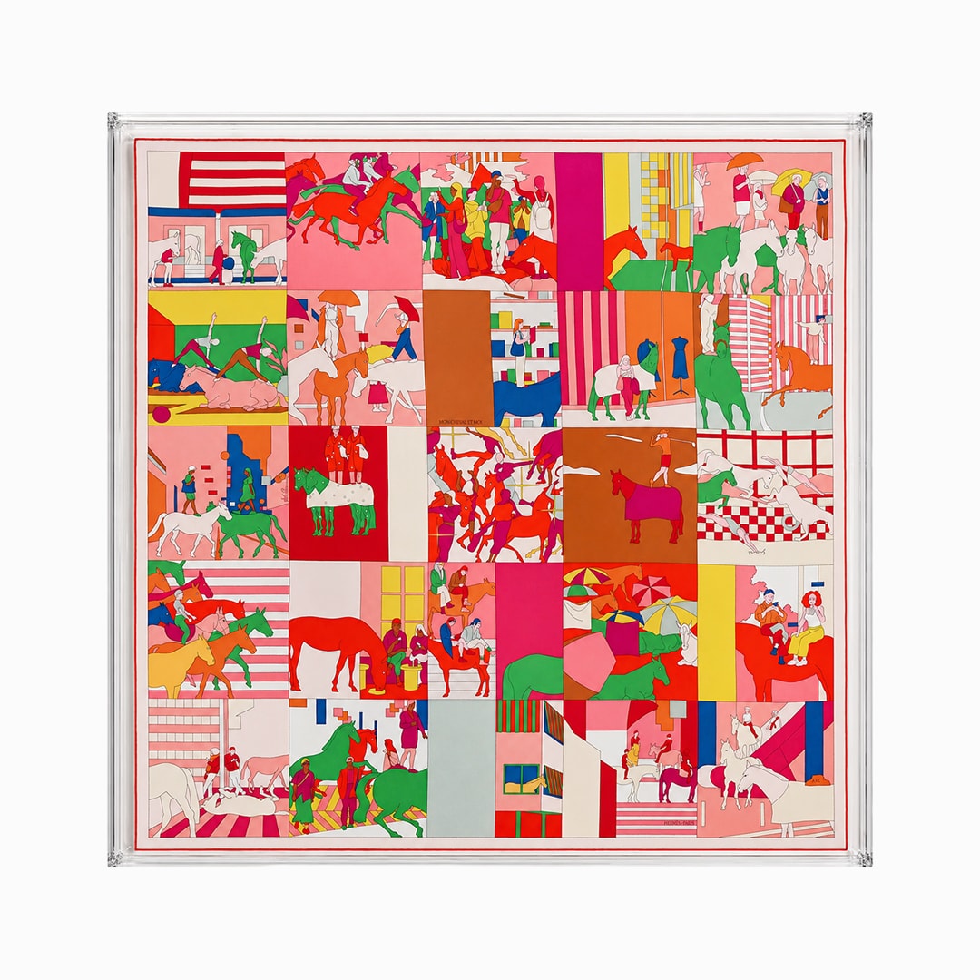 SCARF FRAME | Mon Cheval et Moi (아크릴 액자 | 90cm)