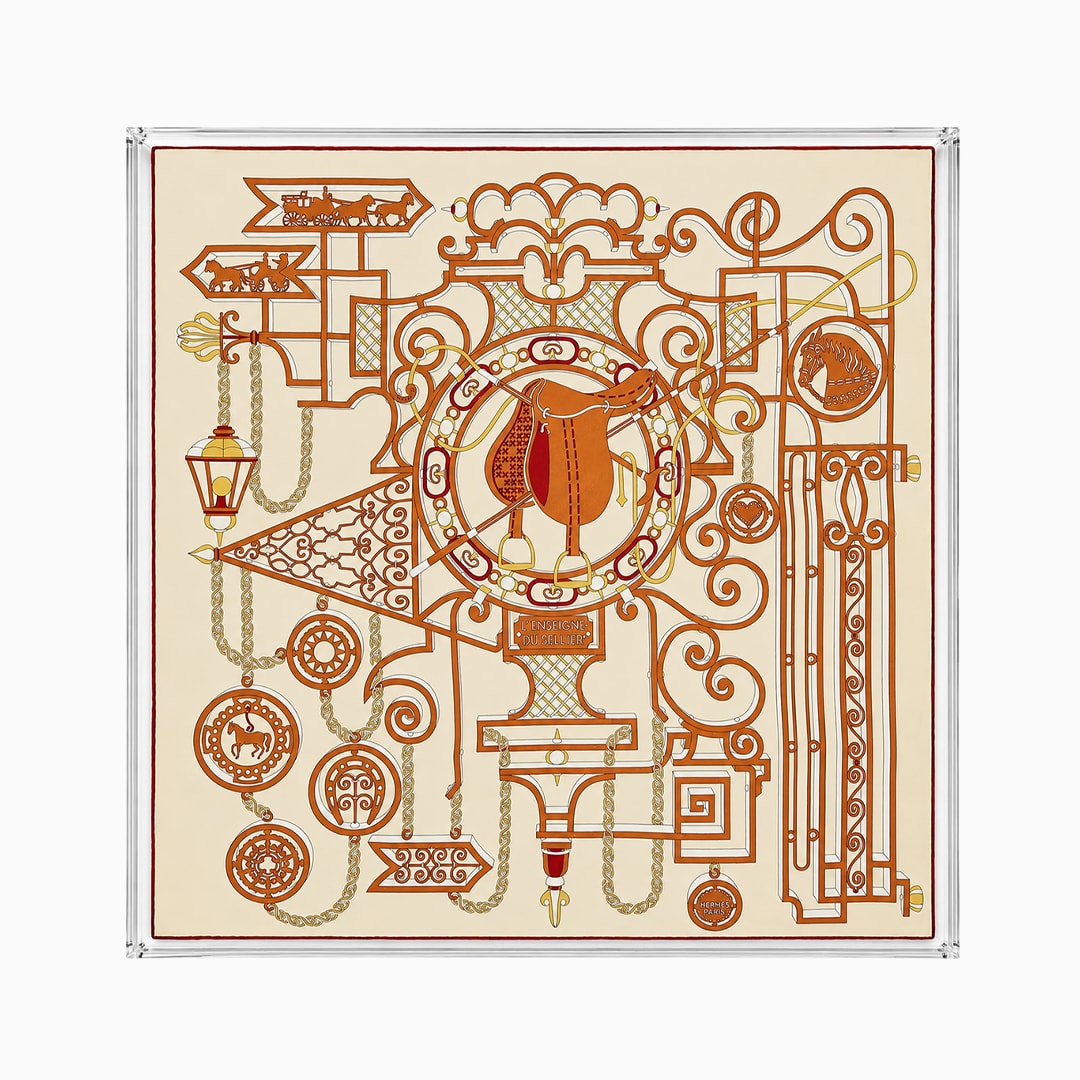 SCARF FRAME | L'Enseigne du Sellier (아크릴 액자 | 70cm)