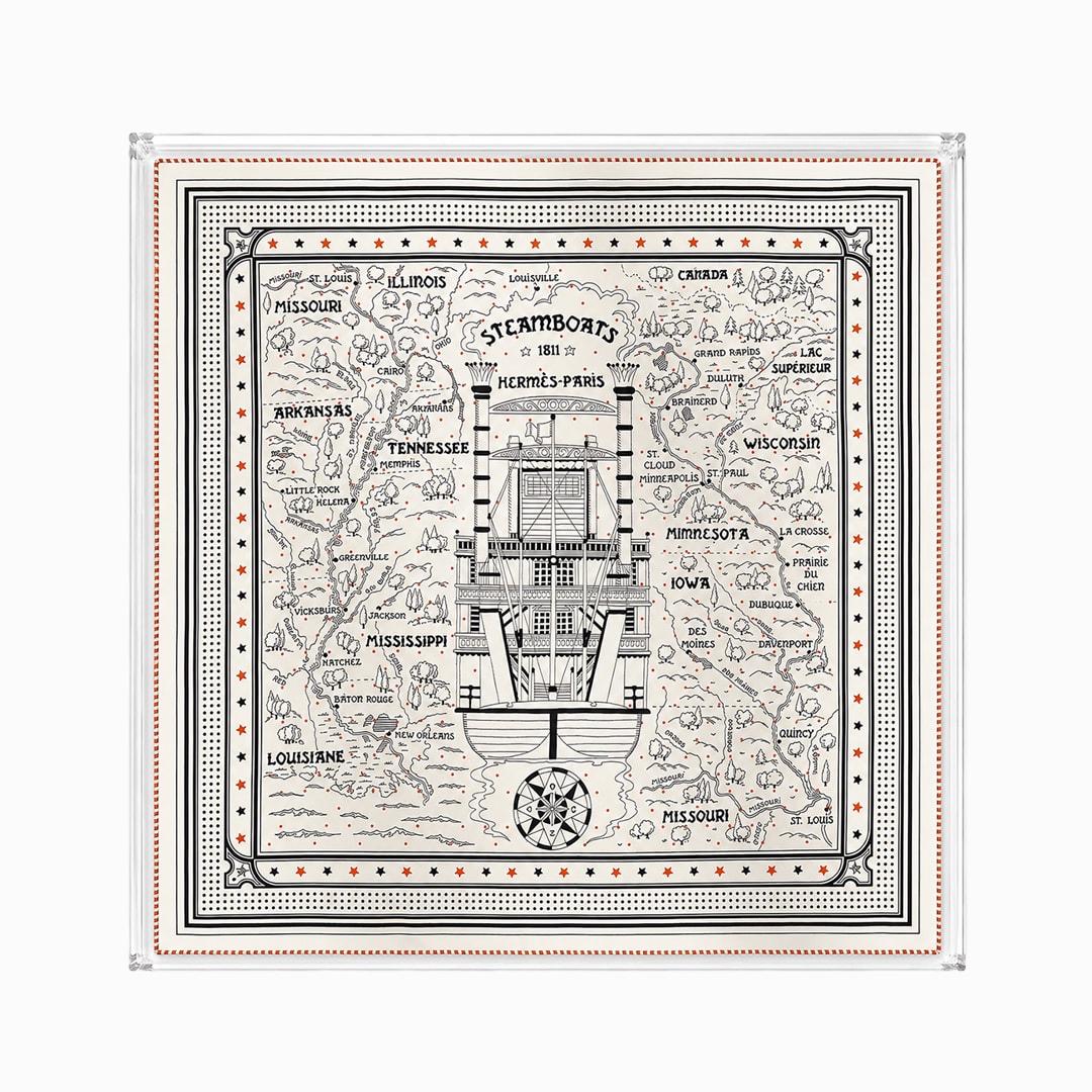SCARF FRAME | Steamboats 반다나 (아크릴 액자 | 55cm)