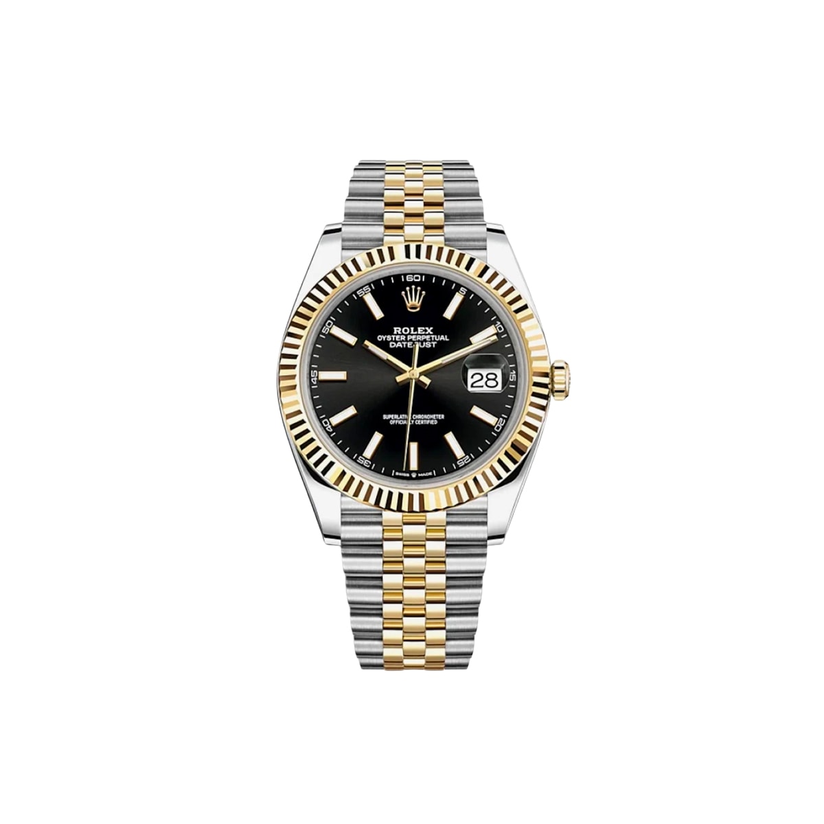 Rolex® Datejust 41 (41mm | 블랙 다이얼 | 바 인덱스 | 플루쥬빌)