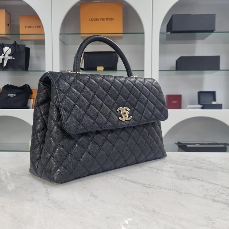 샤넬 | Coco Handle Flap Bag Large