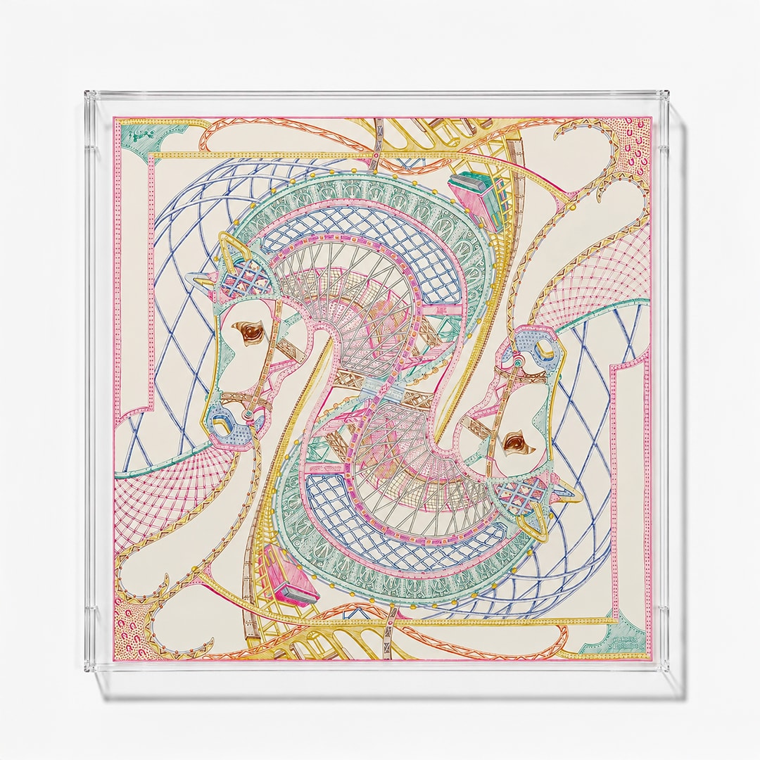 SCARF FRAME | Chevaux d'Hephaistos (아크릴 액자 | 90cm)