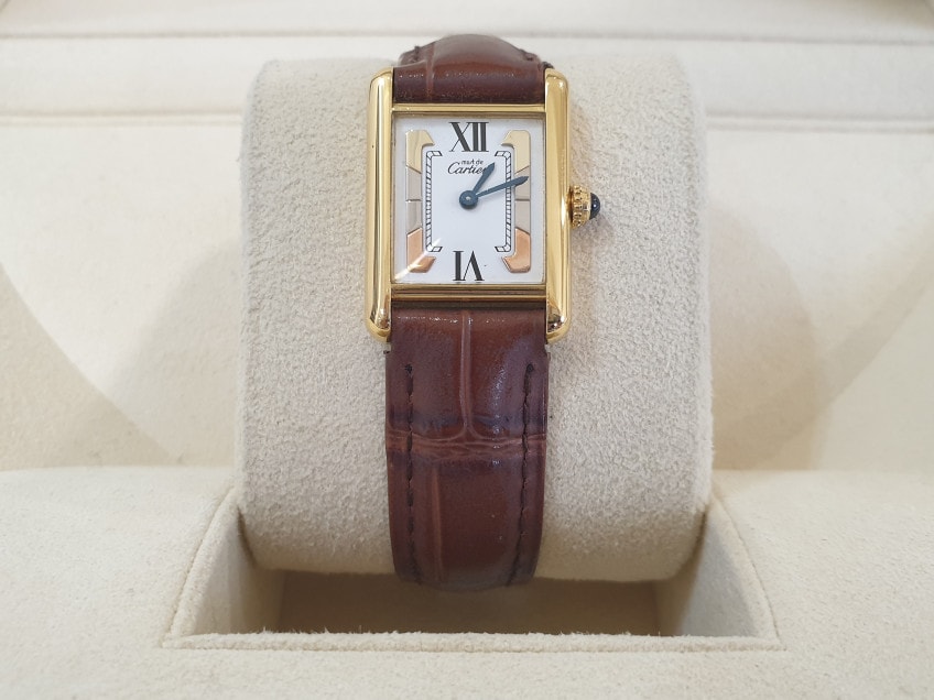 Cartier | Must Tank SM Vermeil Trinity