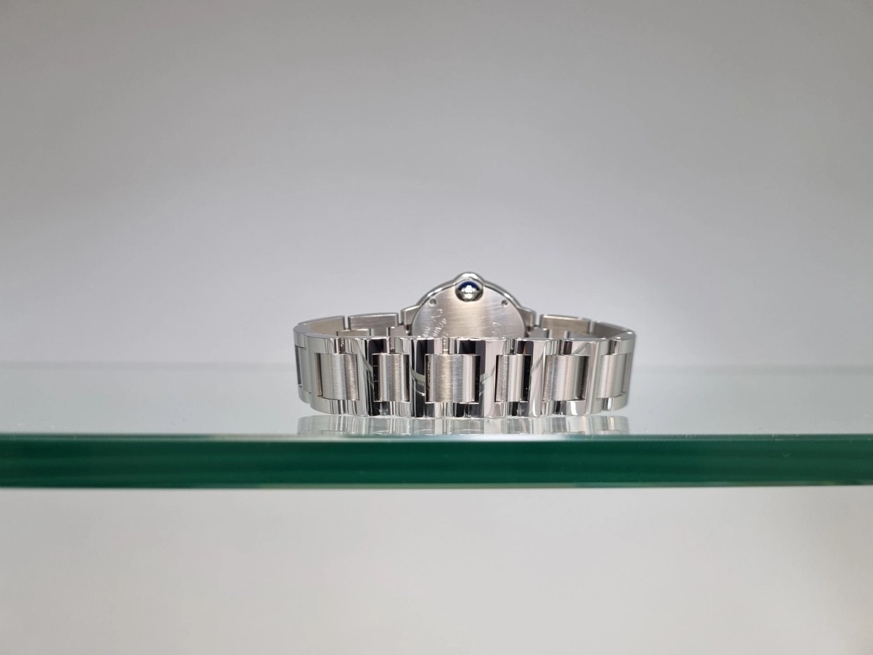 Cartier Ballon Bleu 발롱블루 (28mm | 스틸 | 11 다이아 인덱스)