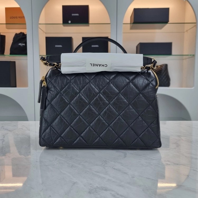 샤넬 | Top Handle Bowling Bag