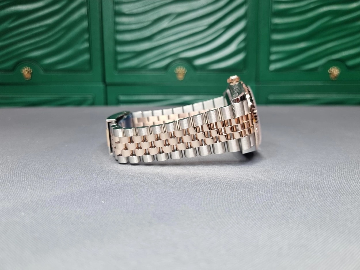 Rolex® Datejust 36 (36mm | 핑크 다이얼 | 69 다이아몬드 인덱스 | 로즈골드 | 플루쥬빌)