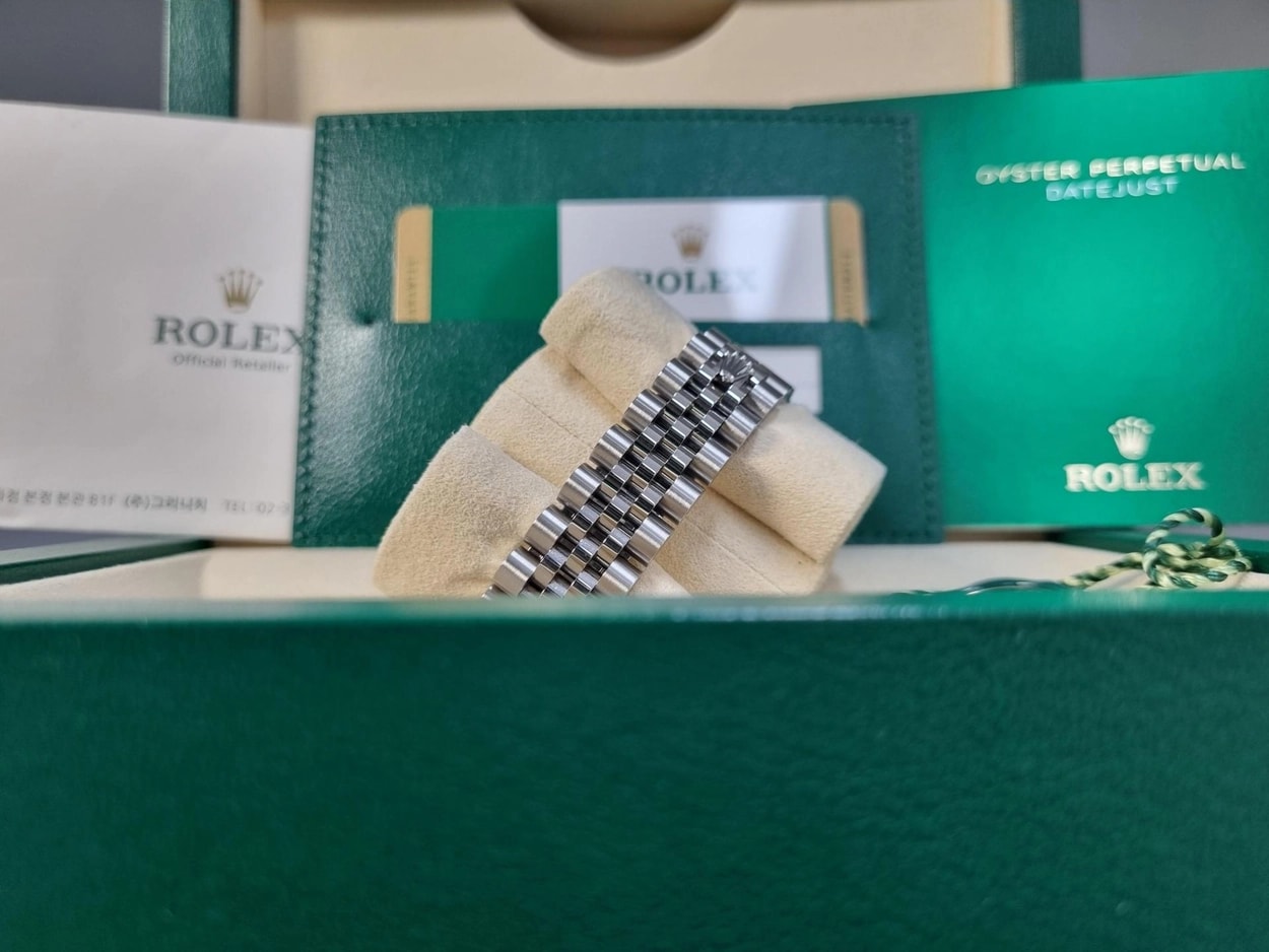 Rolex® Datejust 31 (31mm | 블루 다이얼 | 바 인덱스 | 플루쥬빌)