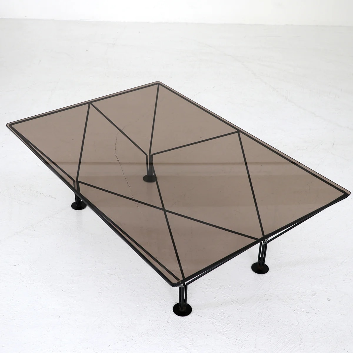 1970’s Netherlands Smoked Glass Coffee Table