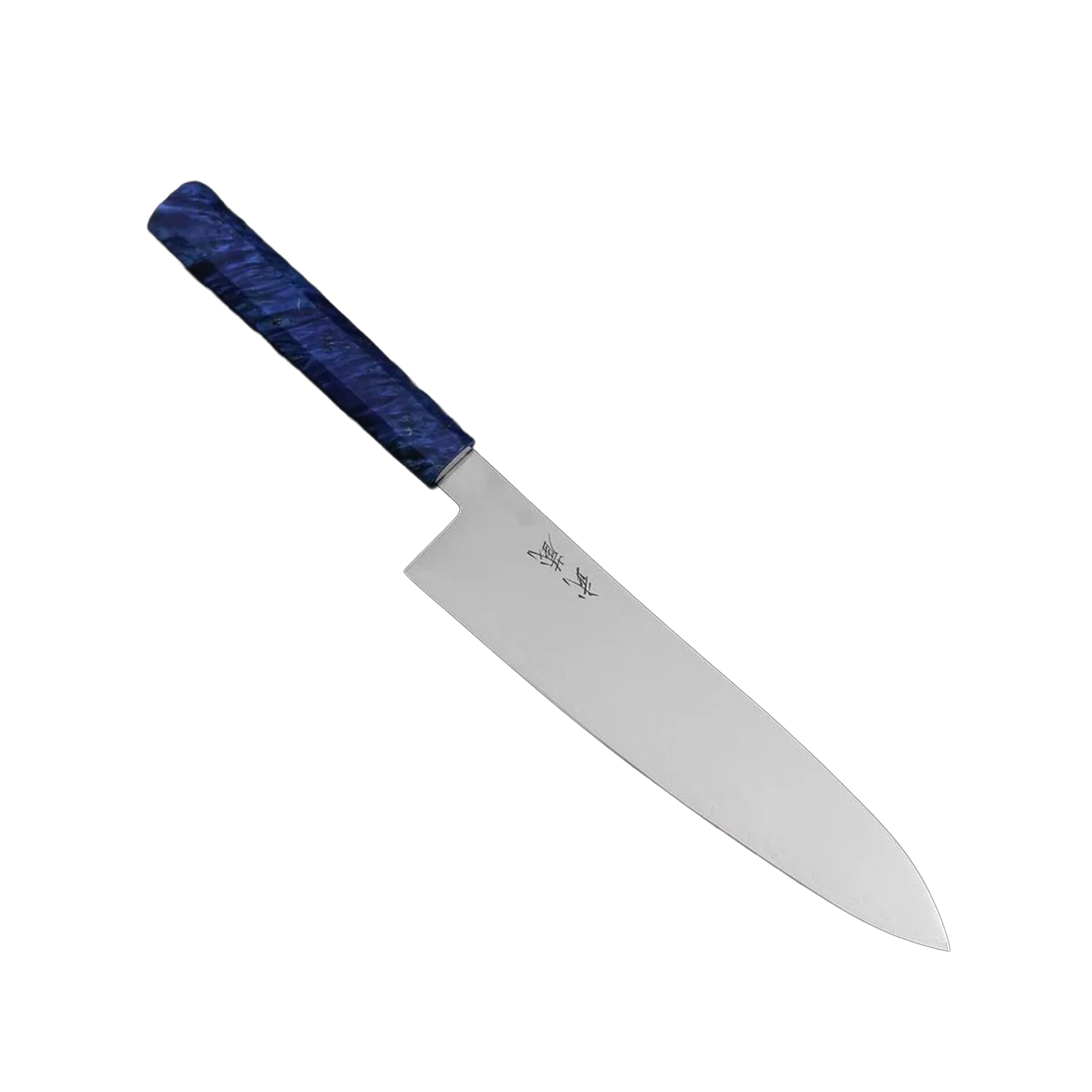 MUSASHI JAPAN | Gyuto VG-10 Damascus Blue Birch Handle 210mm (8.3”)