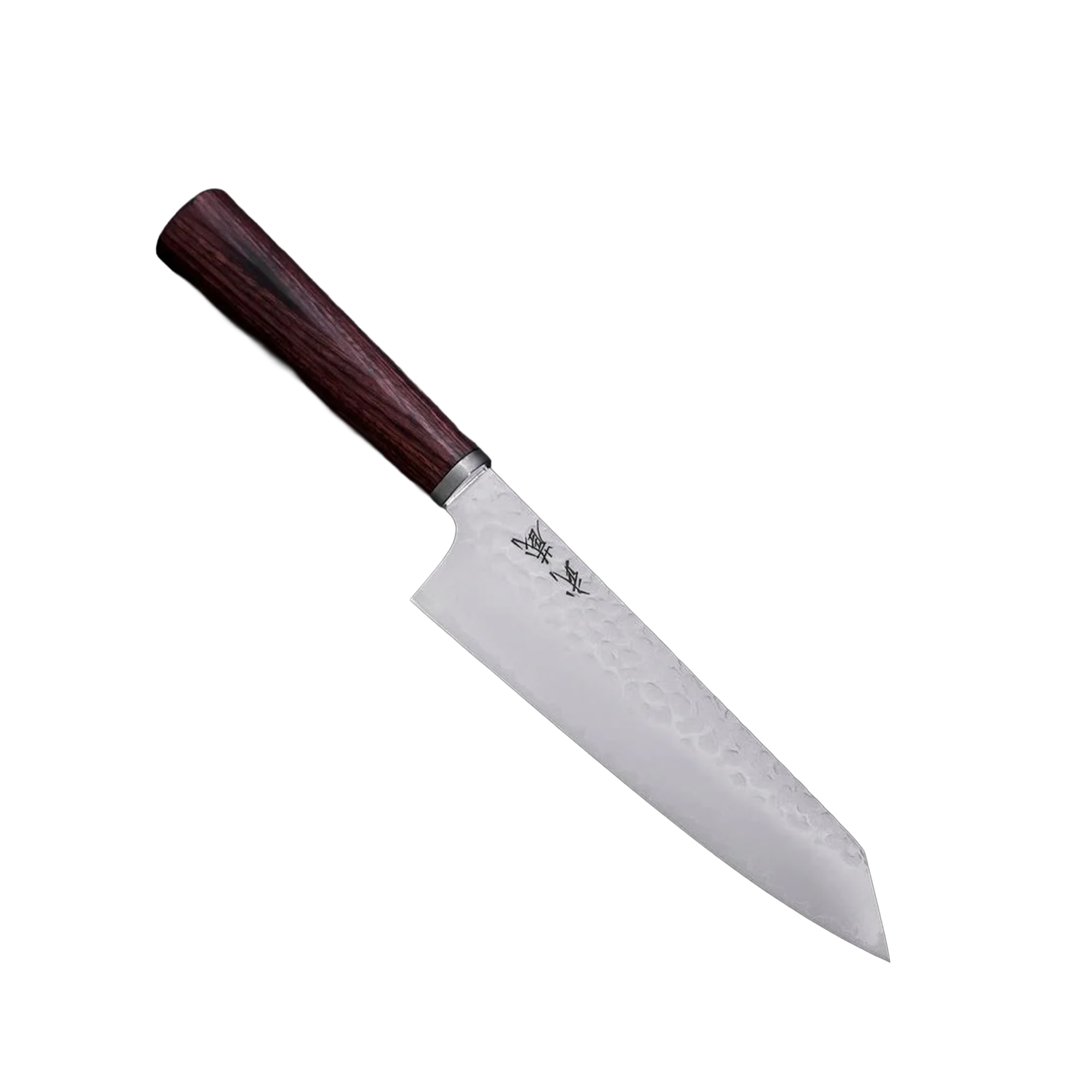 MUSASHI JAPAN | Bunka VG-10 Tsuchime Oval Mahogany Handle 165mm (6.5”)