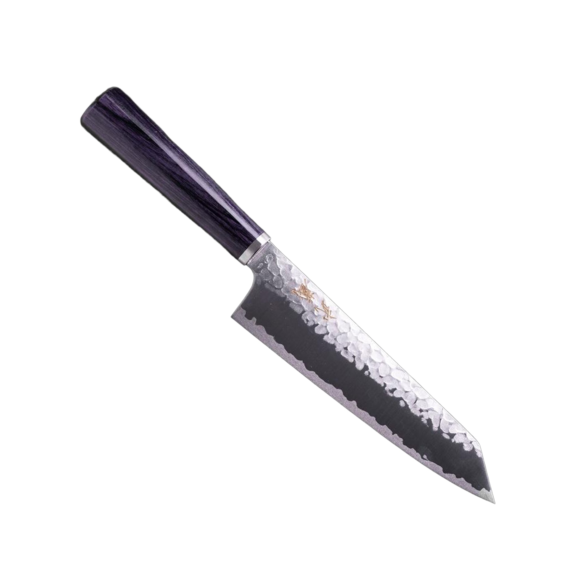 MUSASHI JAPAN | Bunka VG-10 Tsuchime Oval Purple Handle 165mm (6.5”)