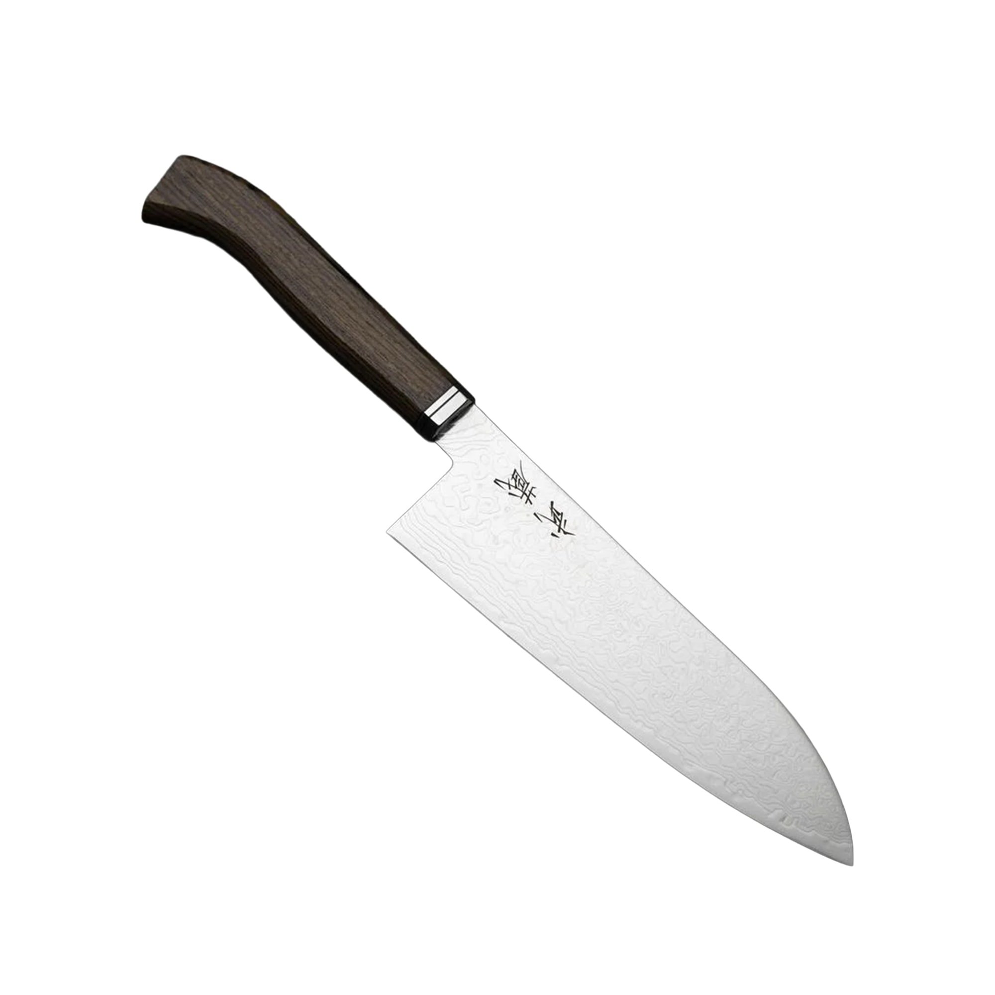 MUSASHI JAPAN | Santoku SG-2 Damascus Western Golden Ebony Handle 180mm (7”)