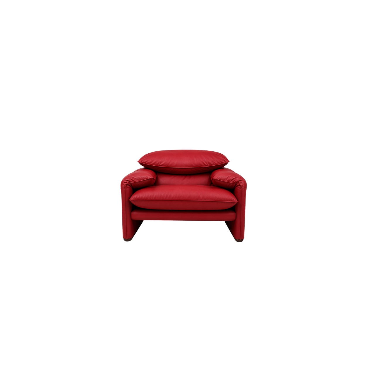 Cassina | Maralunga 40 Maxi Armchair (블랙 마감 | Pelle Extra : NERO/Pelle Scozia : AMBRA/CORRIDA)