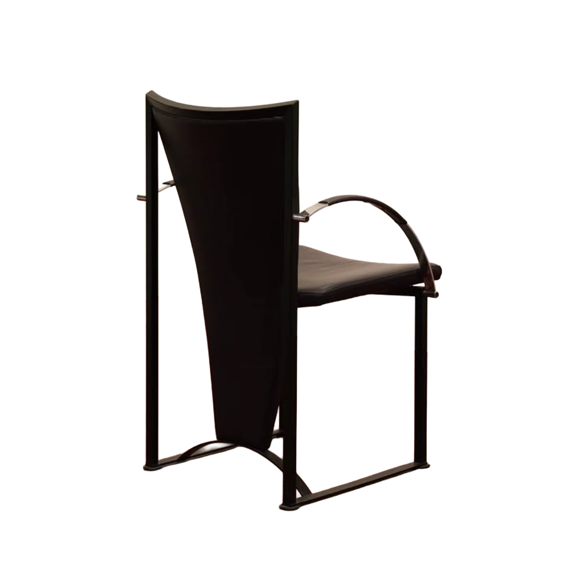 Ronald Schmitt | Brass & Leather Dining Chair