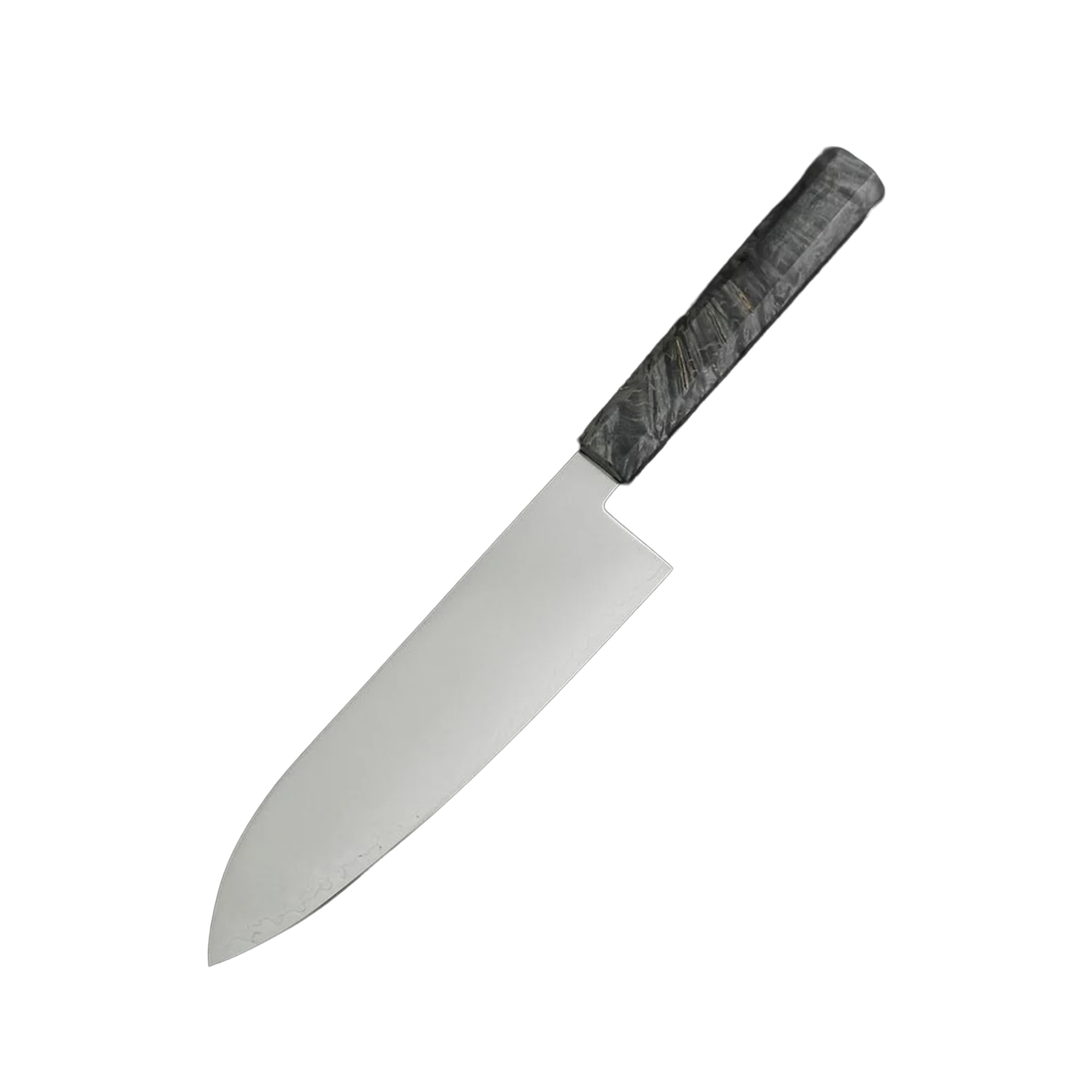 MUSASHI JAPAN | Santoku VG-10 Damascus Gray Birch Handle 180mm (7”)