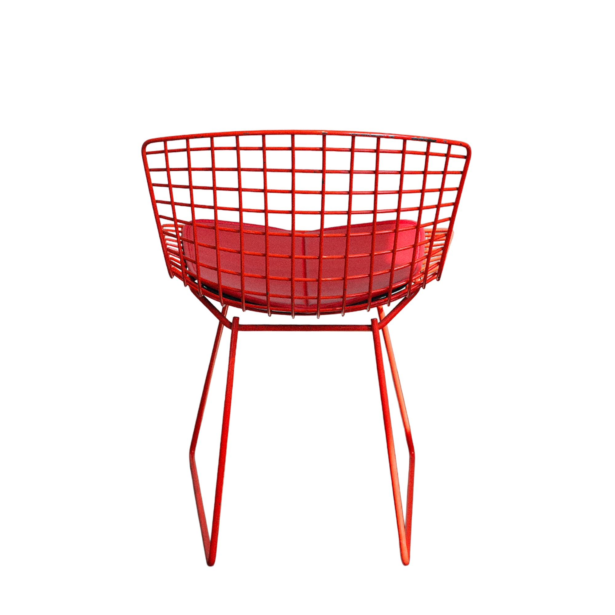 Knoll | Side Chair with Cushion (Red)
