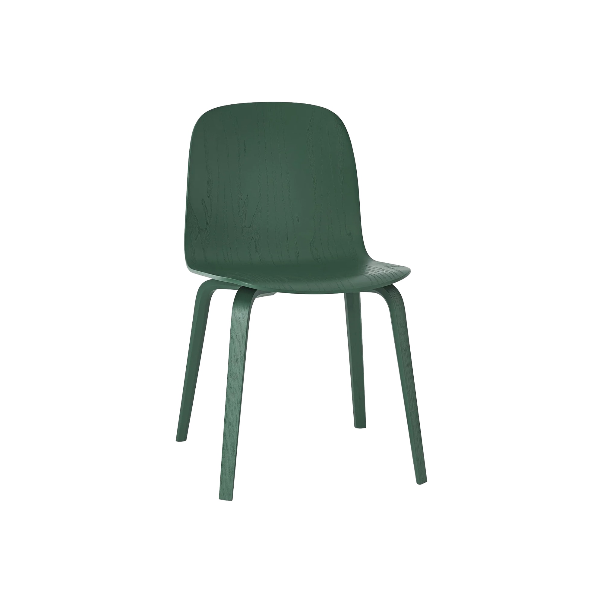 Mutto | Visu Wide Chair - Wood Base