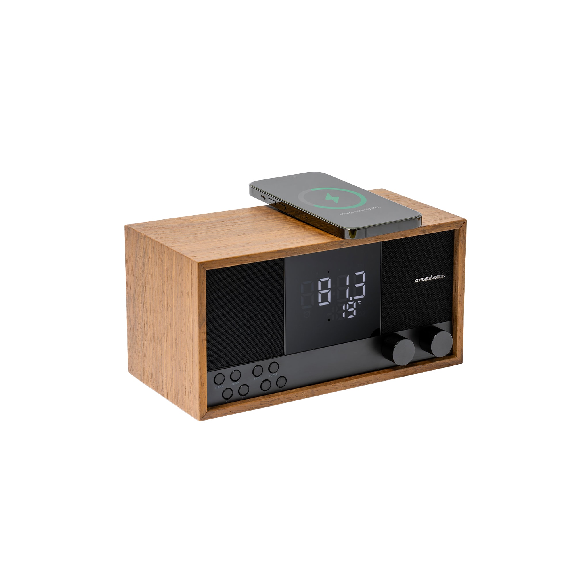 Amadana | PR-20 Wireless FM Clock Radio