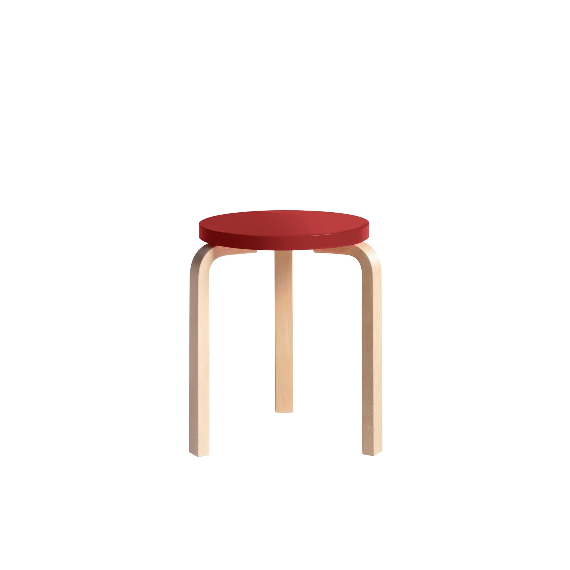 Artek | Stool 60 Birch-Red