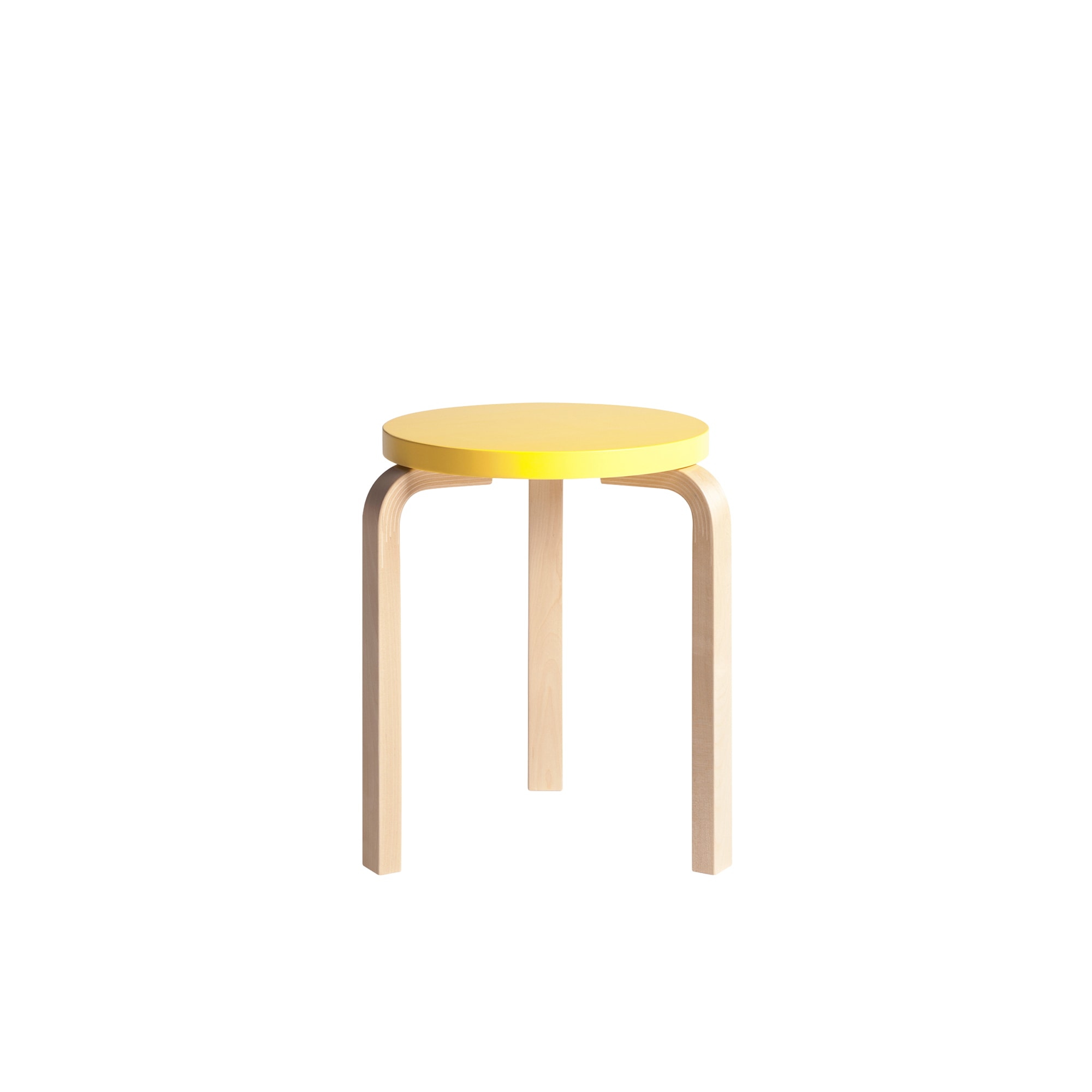 Artek | Stool 60 Birch-Yellow