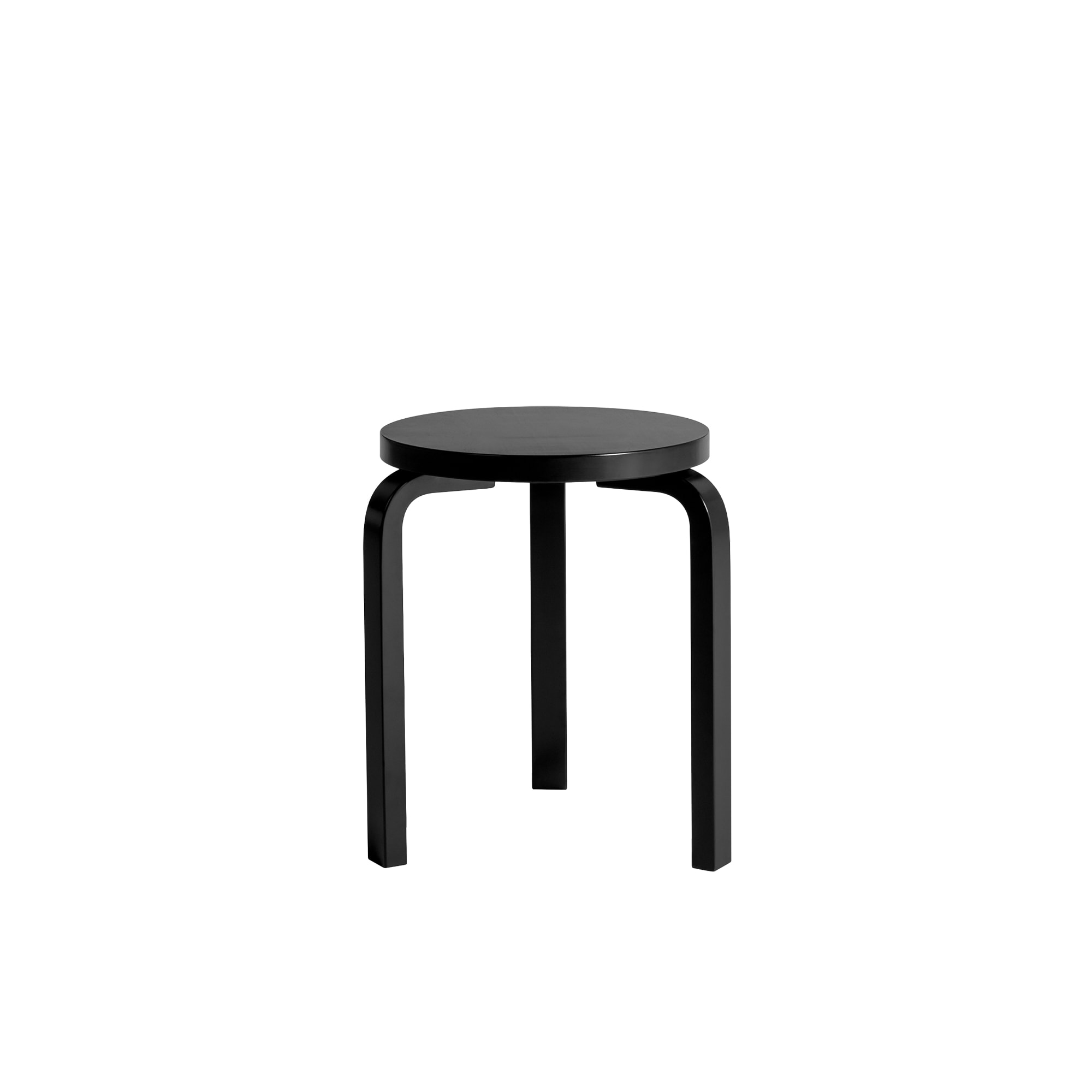 Artek | Stool 60 Black Lacquered
