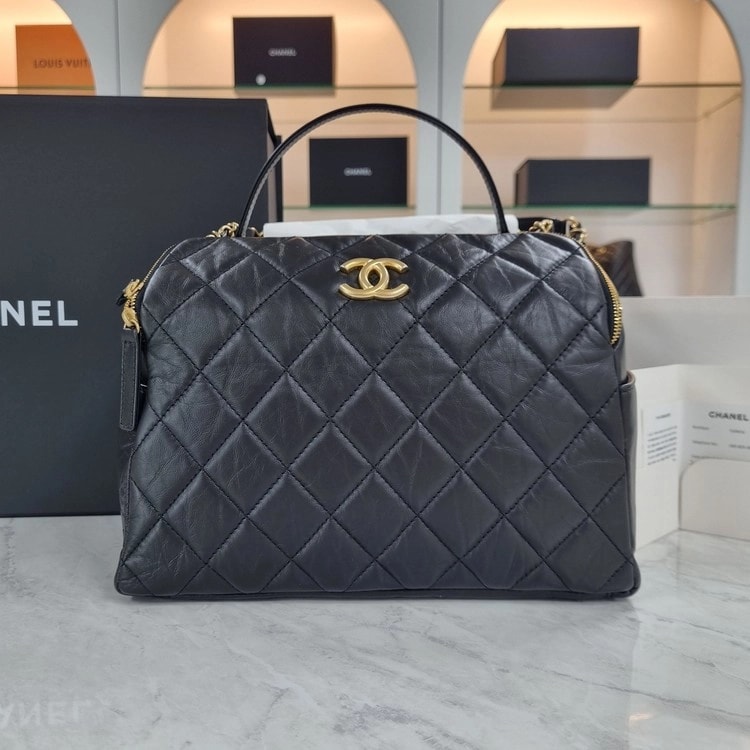 샤넬 | Top Handle Bowling Bag