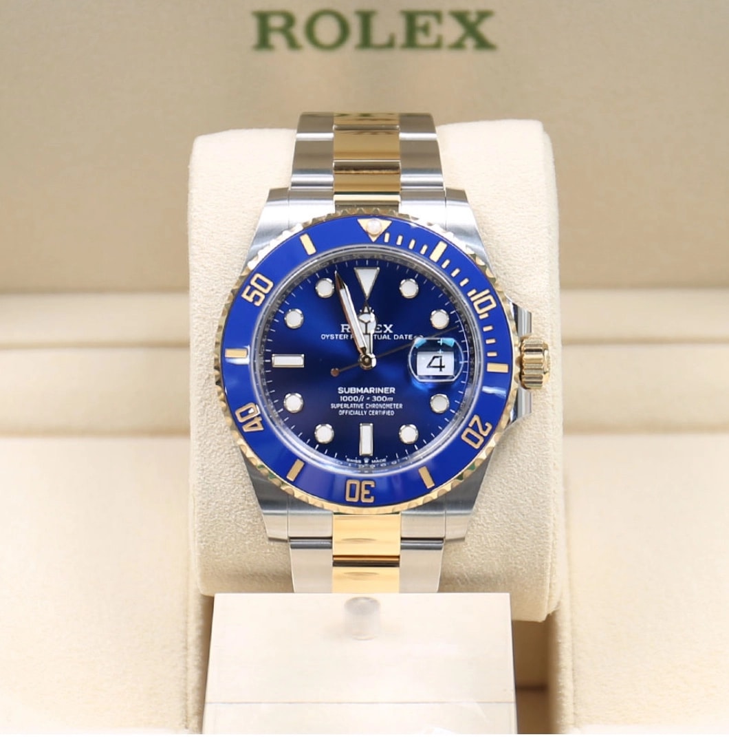 Rolex® Submariner Date 41 (41mm | 블루 다이얼 | 스틸 & 옐로우 골드 콤비)