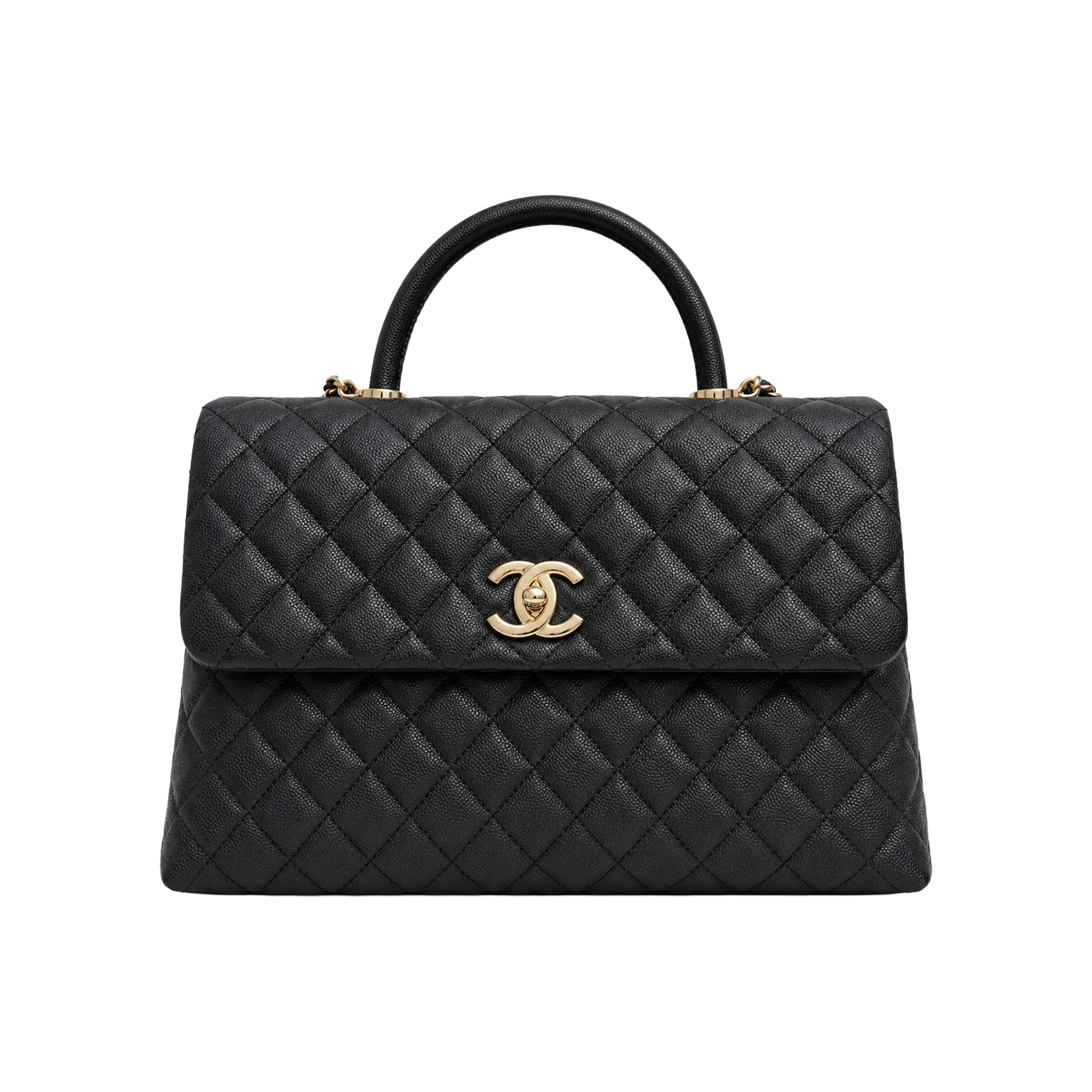 샤넬 | Coco Handle Flap Bag Large
