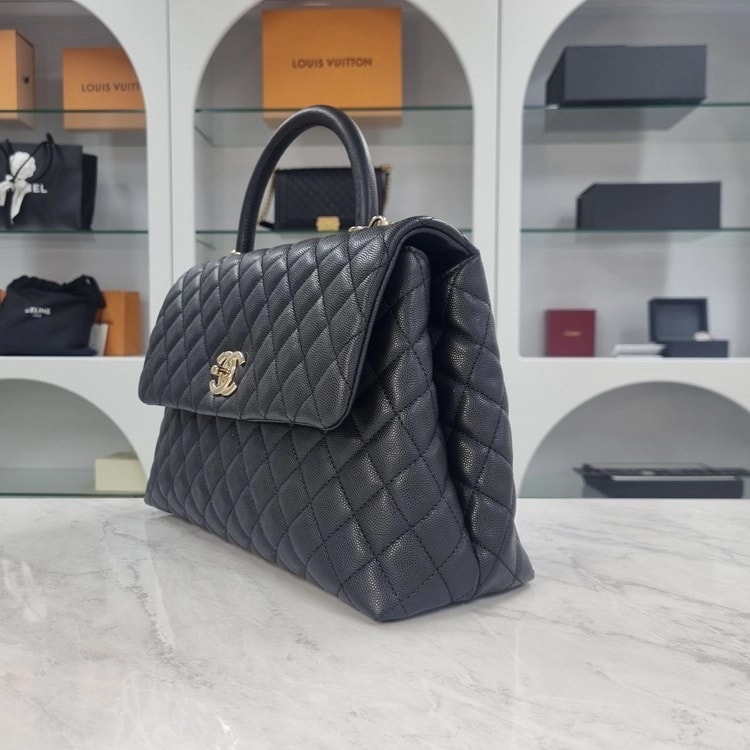 샤넬 | Coco Handle Flap Bag Large