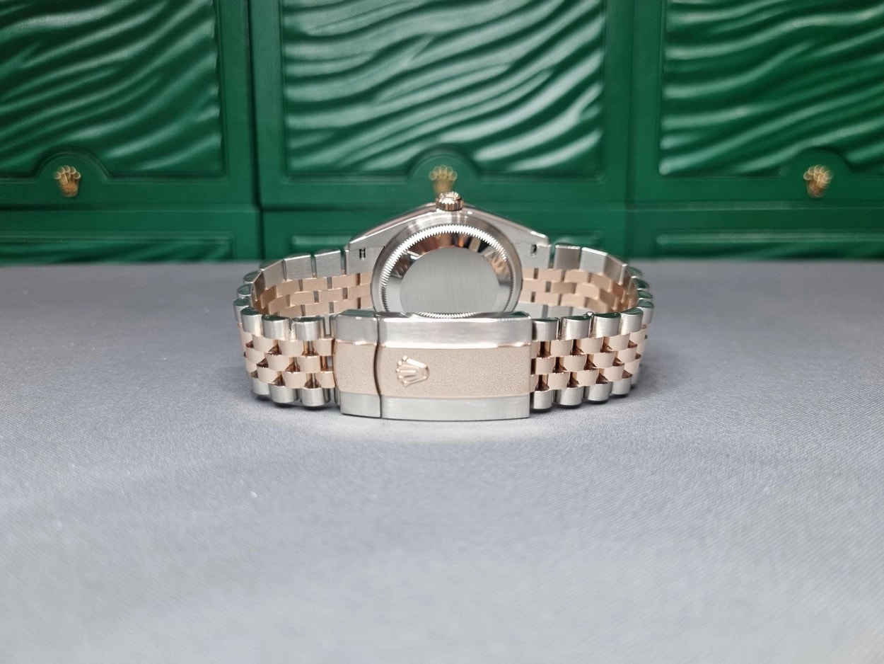 Rolex® Datejust 36 (36mm | 핑크 다이얼 | 69 다이아몬드 인덱스 | 로즈골드 | 플루쥬빌)