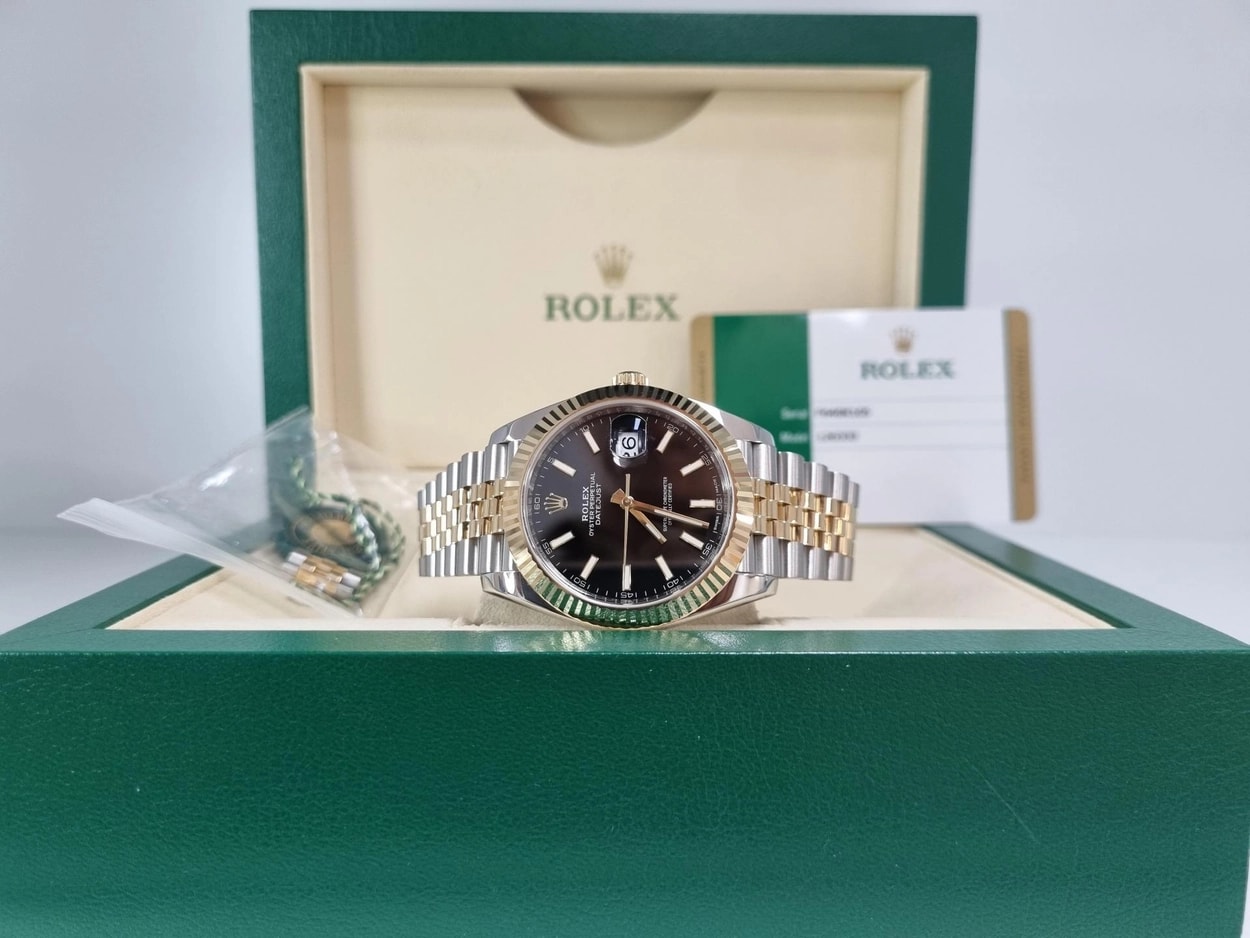 Rolex® Datejust 41 (41mm | 블랙 다이얼 | 바 인덱스 | 플루쥬빌)