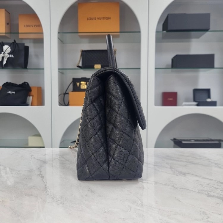 샤넬 | Coco Handle Flap Bag Large