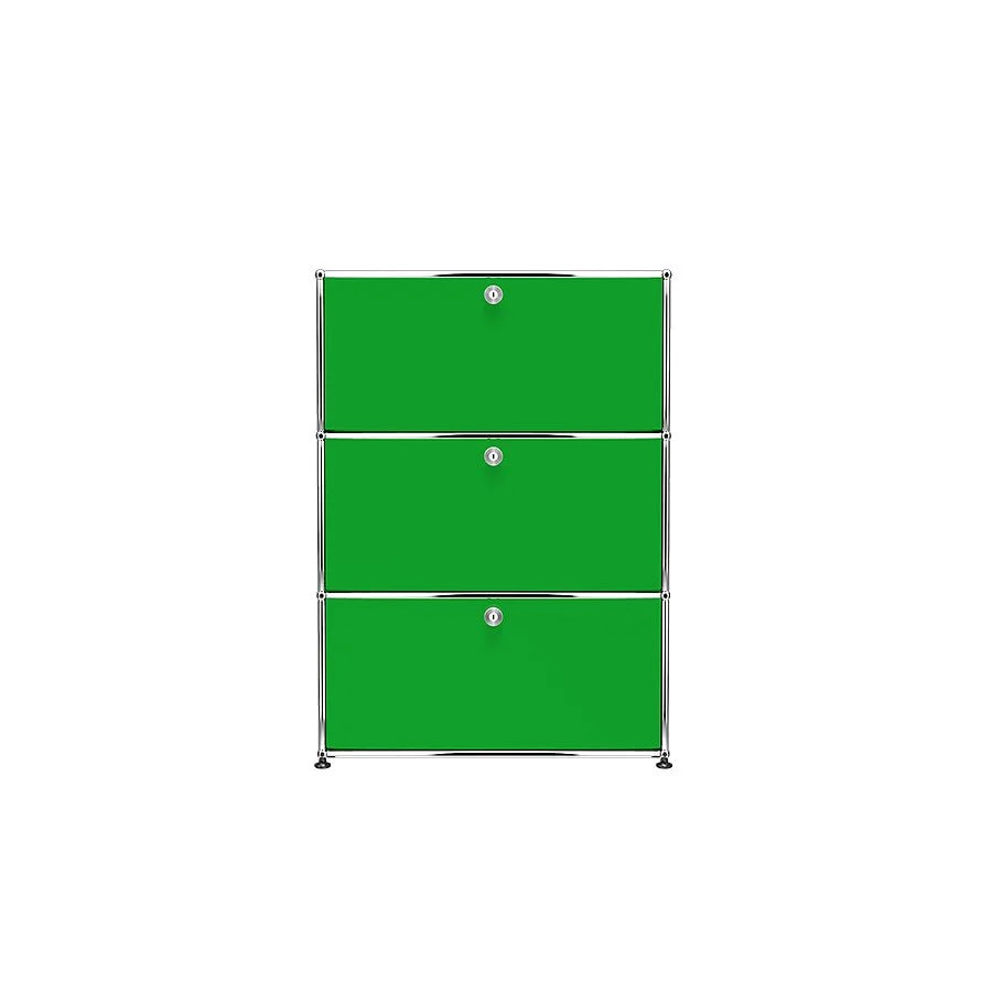 USM Haller | 1x3 Module Highboard (USM Green)