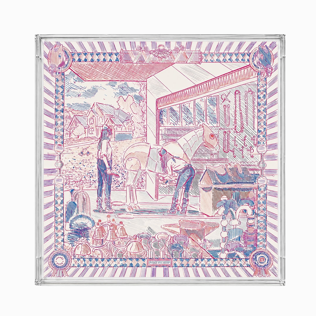SCARF FRAME | Pony Pit Stop (아크릴 액자 | 70cm)