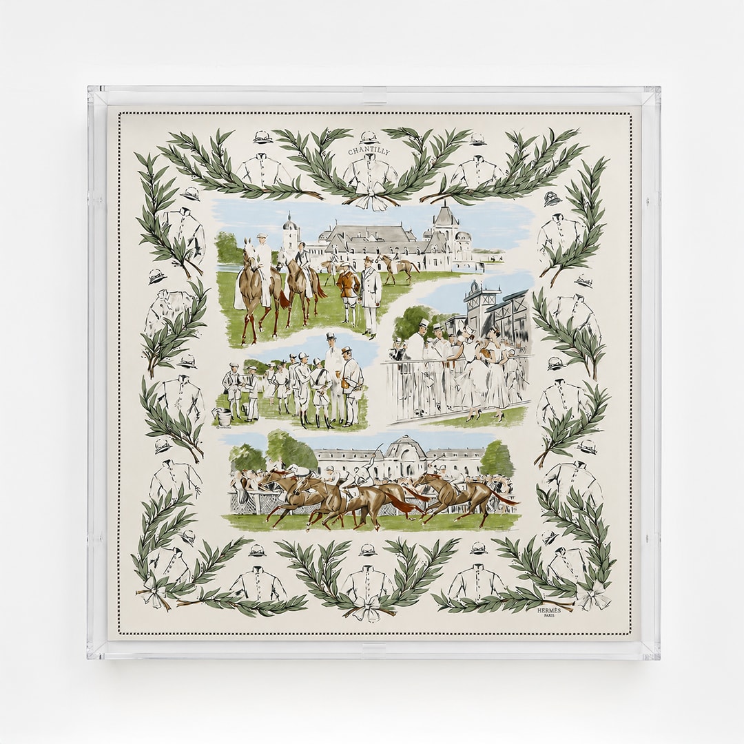 SCARF FRAME | Champ de Courses a Chantilly (아크릴 액자 | 70cm)
