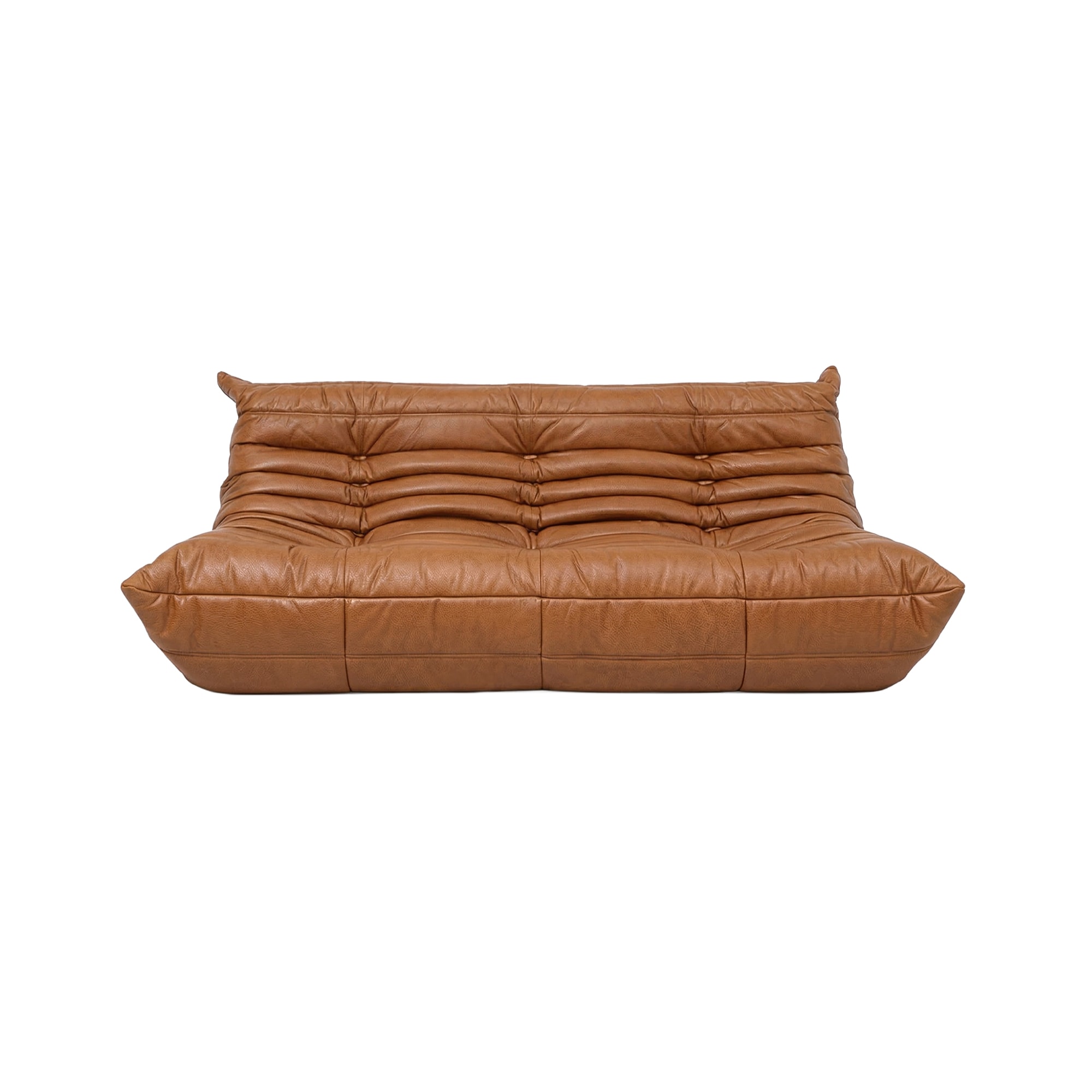 (UPHOLSTERY) 토고소파 | Kyoto-Bronze Leather Togo 3-Seat Sofa