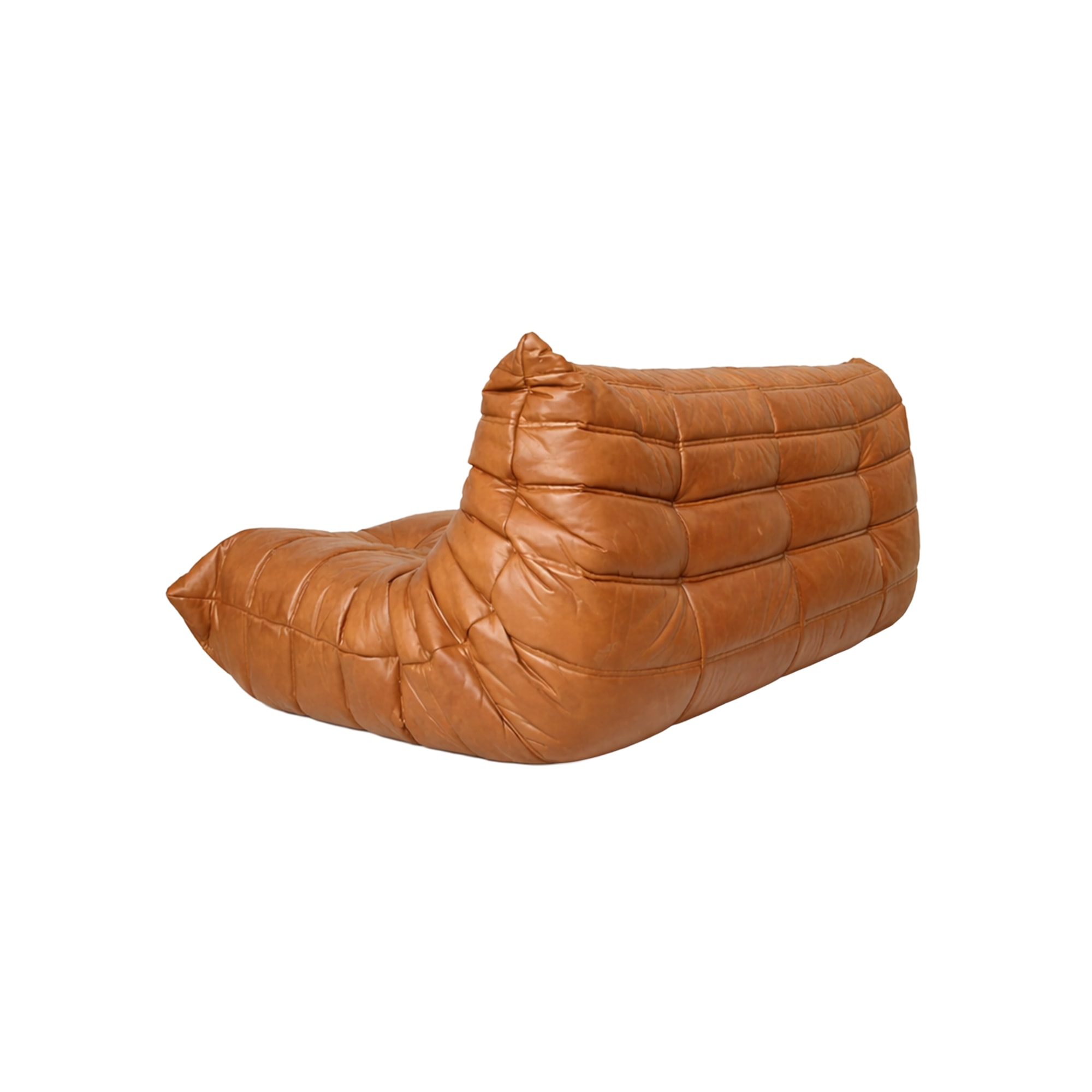 (UPHOLSTERY) 토고소파 | Cognac Leather Togo 3-Seat Sofa
