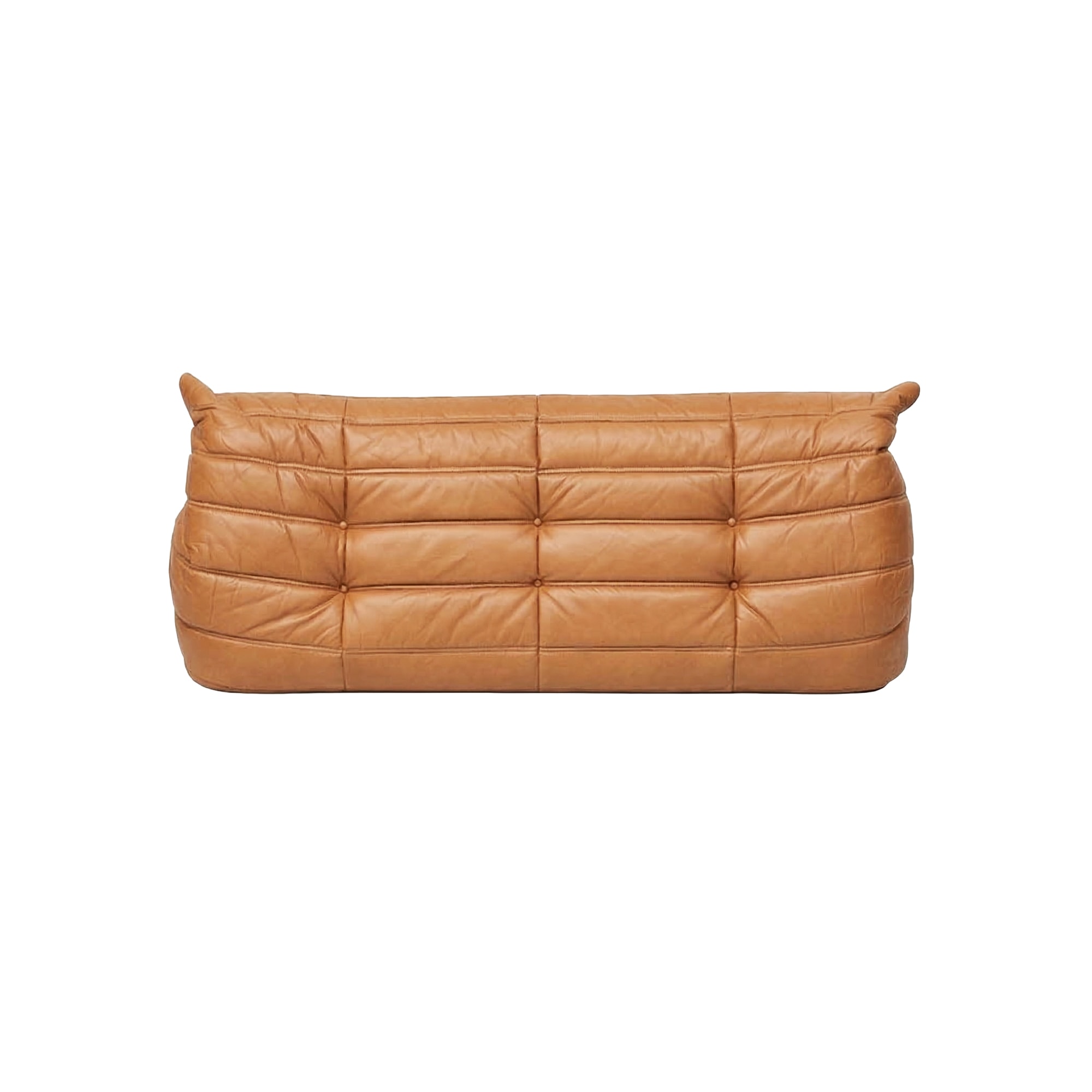 (UPHOLSTERY) 토고소파 | Kyoto-Bronze Leather Togo 3-Seat Sofa