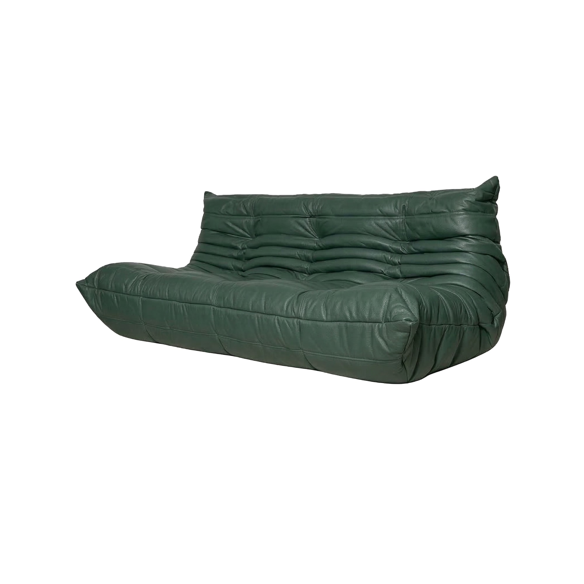 (UPHOLSTERY) 토고소파 | Kyoto-Foret Leather Togo 3-Seat Sofa