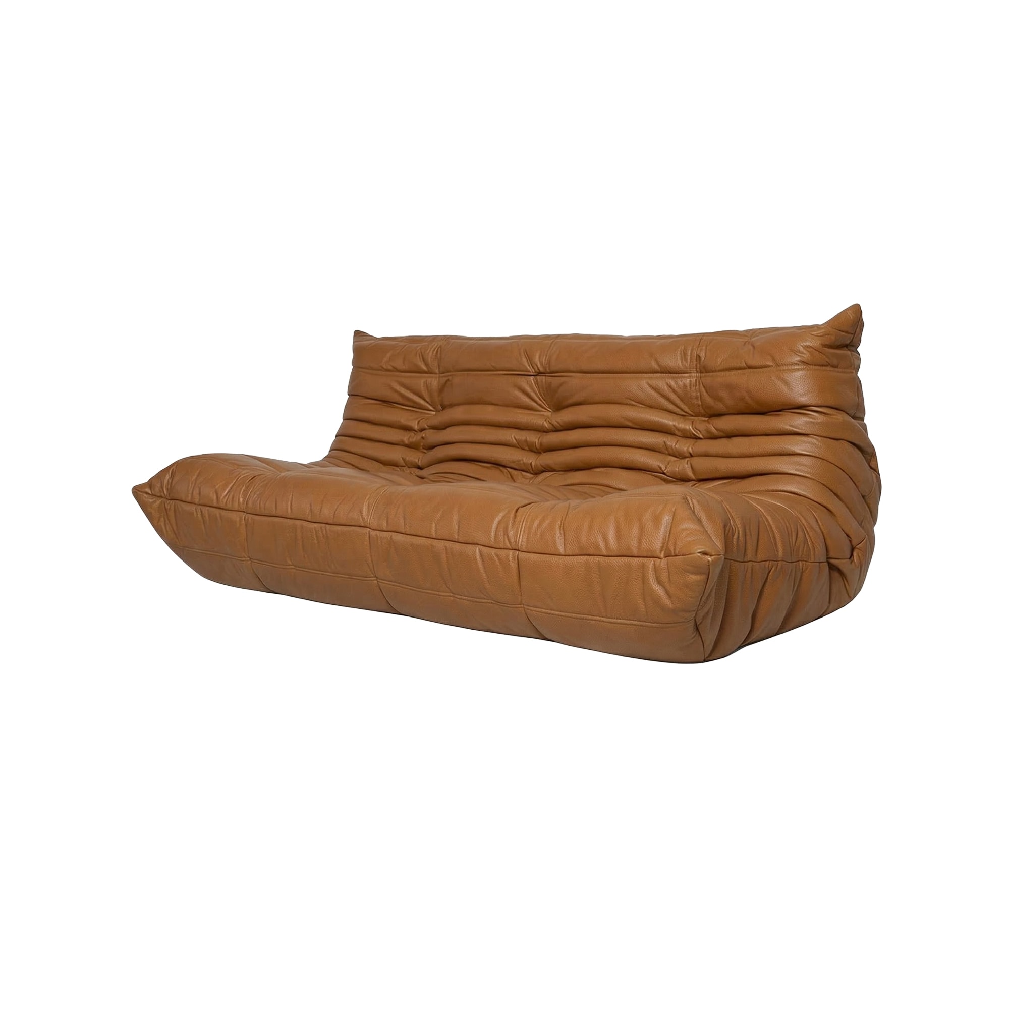 (UPHOLSTERY) 토고소파 | Kyoto-Bronze Leather Togo 3-Seat Sofa