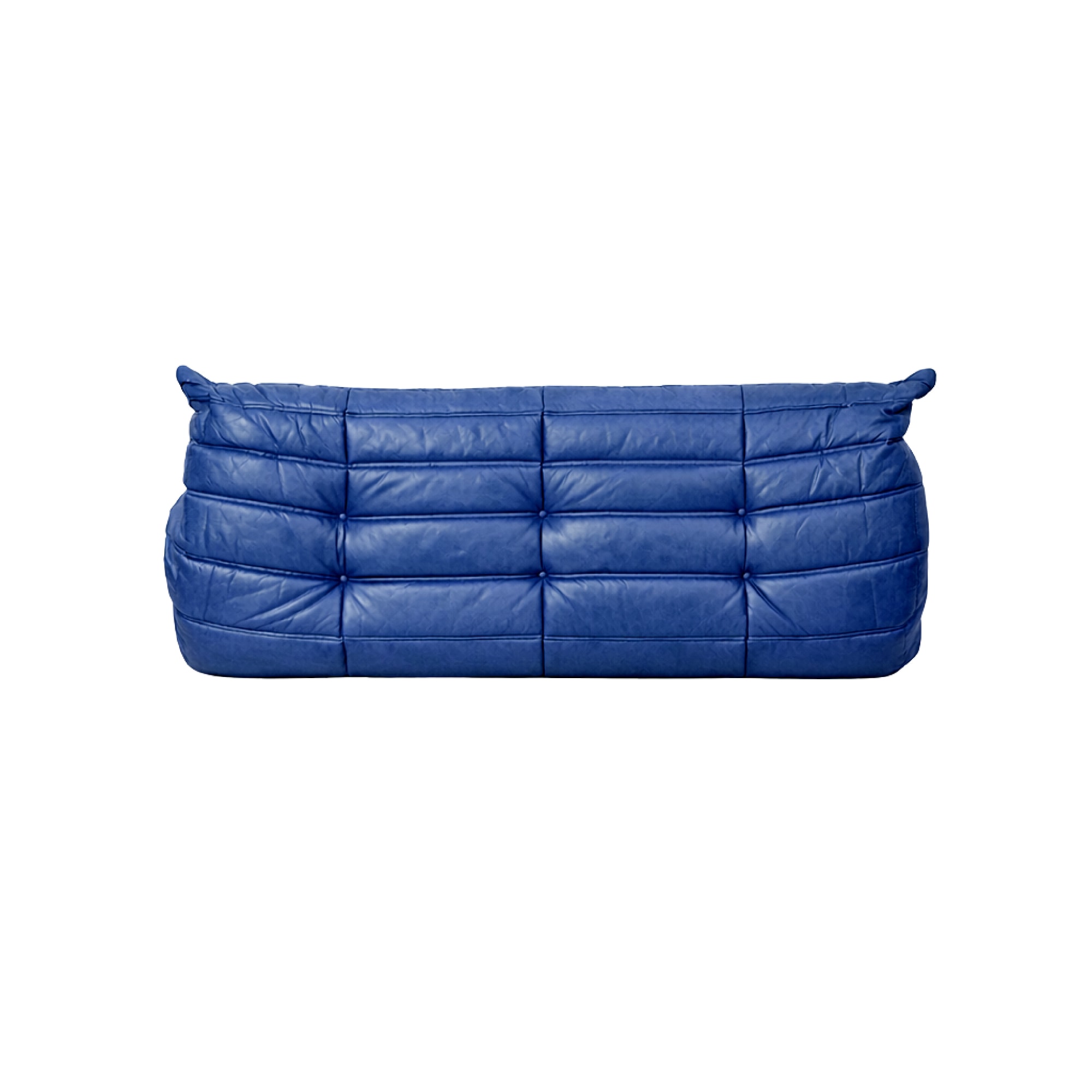 토고소파 | Blue Leather Togo 3-Seat Sofa